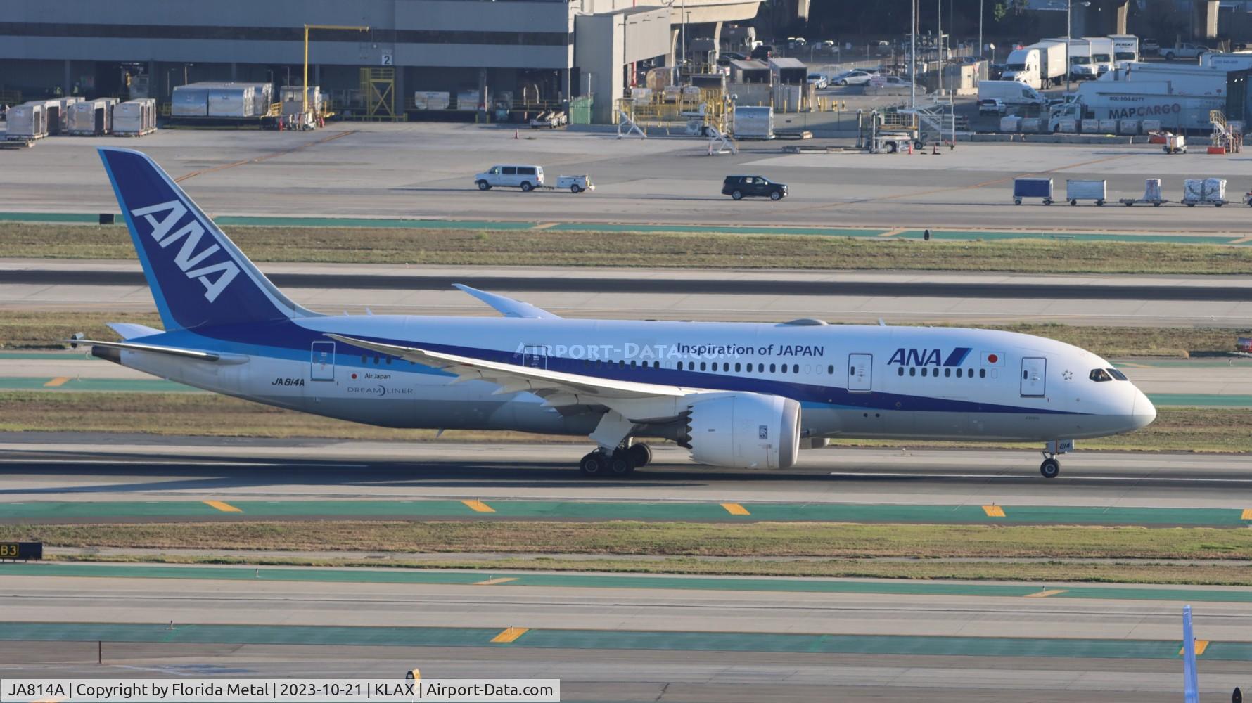 JA814A, 2012 Boeing 787-8 Dreamliner C/N 34493, ANA 788 zx LAX-HND