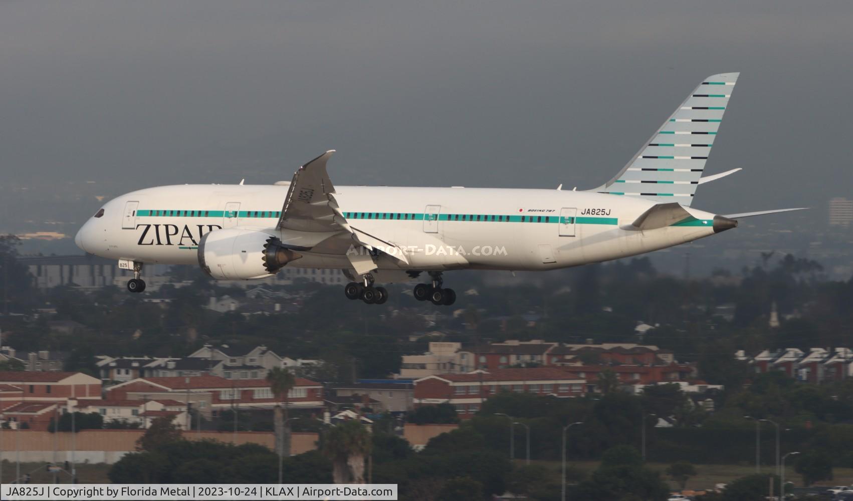 JA825J, 2012 Boeing 787-8 Dreamliner C/N 34835, TZP 788 zx RJAA-LAX
