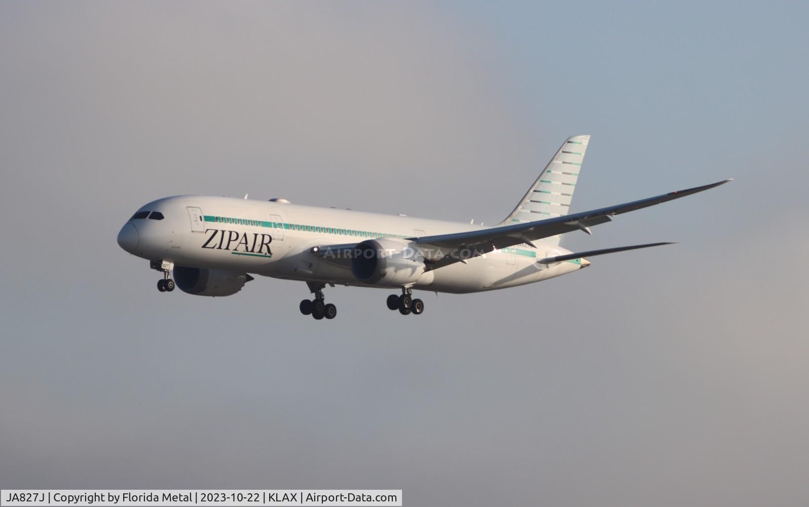 JA827J, 2011 Boeing 787-8 Dreamliner C/N 34837, TZP 788 zx RJAA-LAX