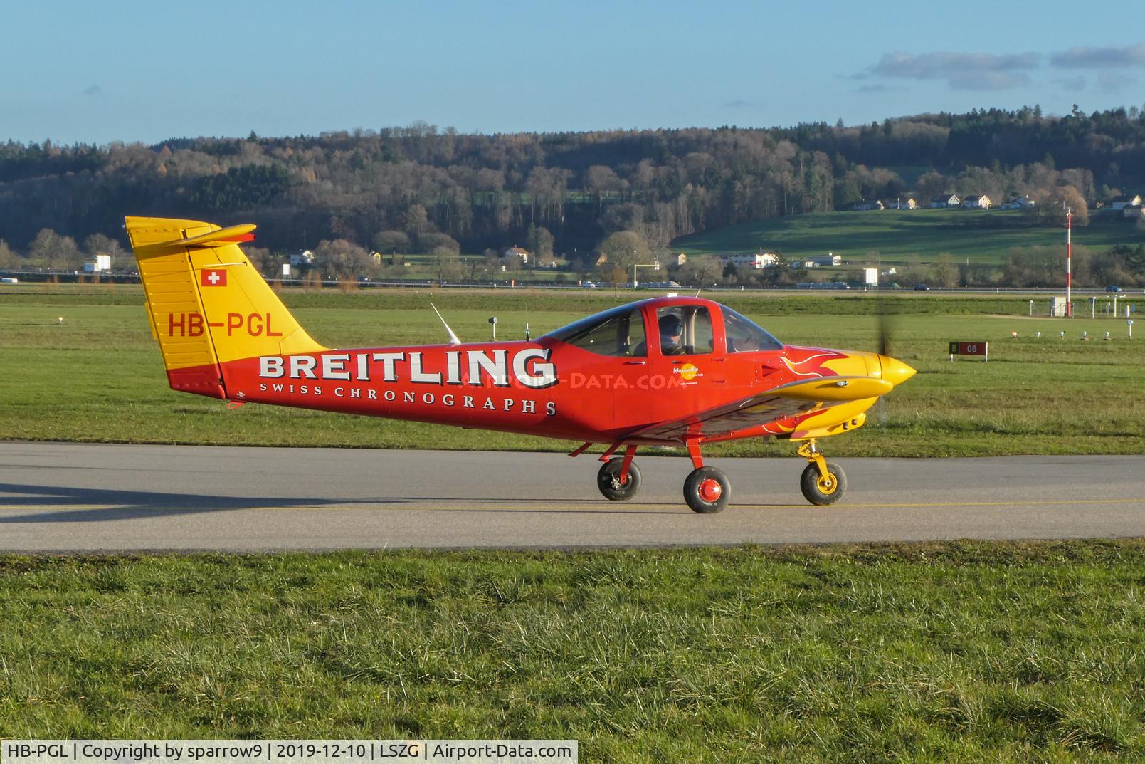 HB-PGL, 1981 Piper PA-38-112 Tomahawk Tomahawk C/N 38-82A0011, At Grenchen. HB-registered since 1981-12-21