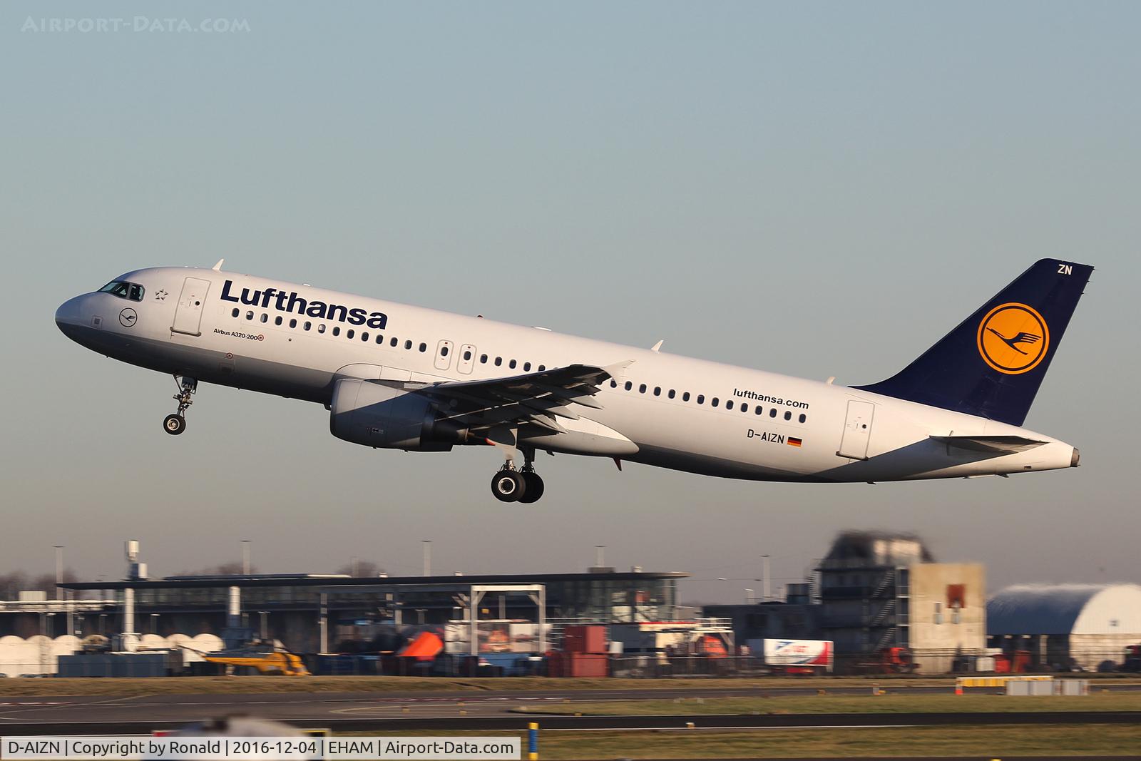 D-AIZN, 2012 Airbus A320-214 C/N 5425, at spl