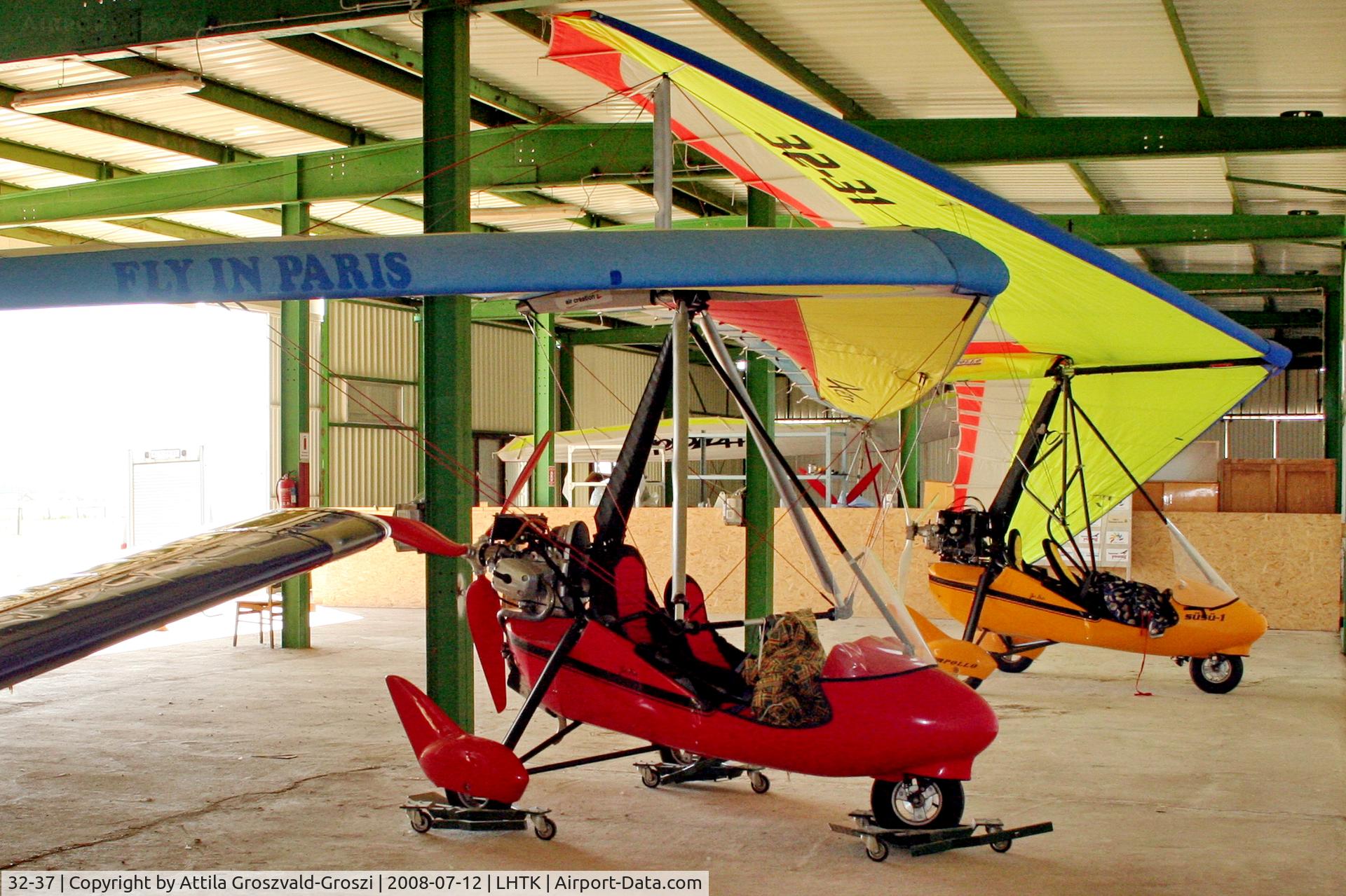 32-37, Halley Apollo Jet Star / Air Creation iXess 15, LHTK - Aero-Ság Airport-Tokorcs, Hungary