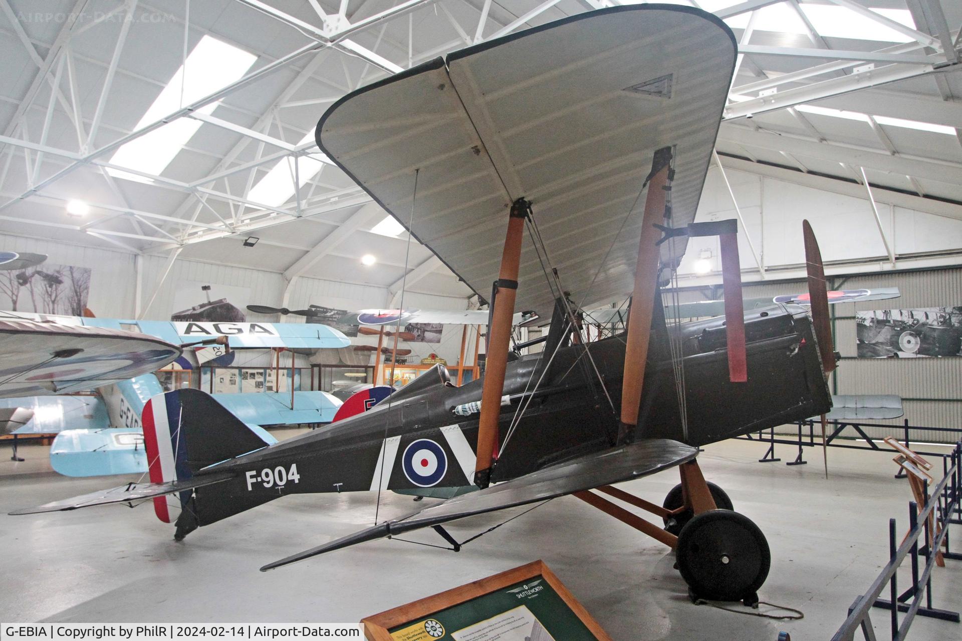 G-EBIA, 1918 Royal Aircraft Factory SE-5A C/N 654/2404, F904 (G-EBIA) 1918 RAF SE5A Old Warden