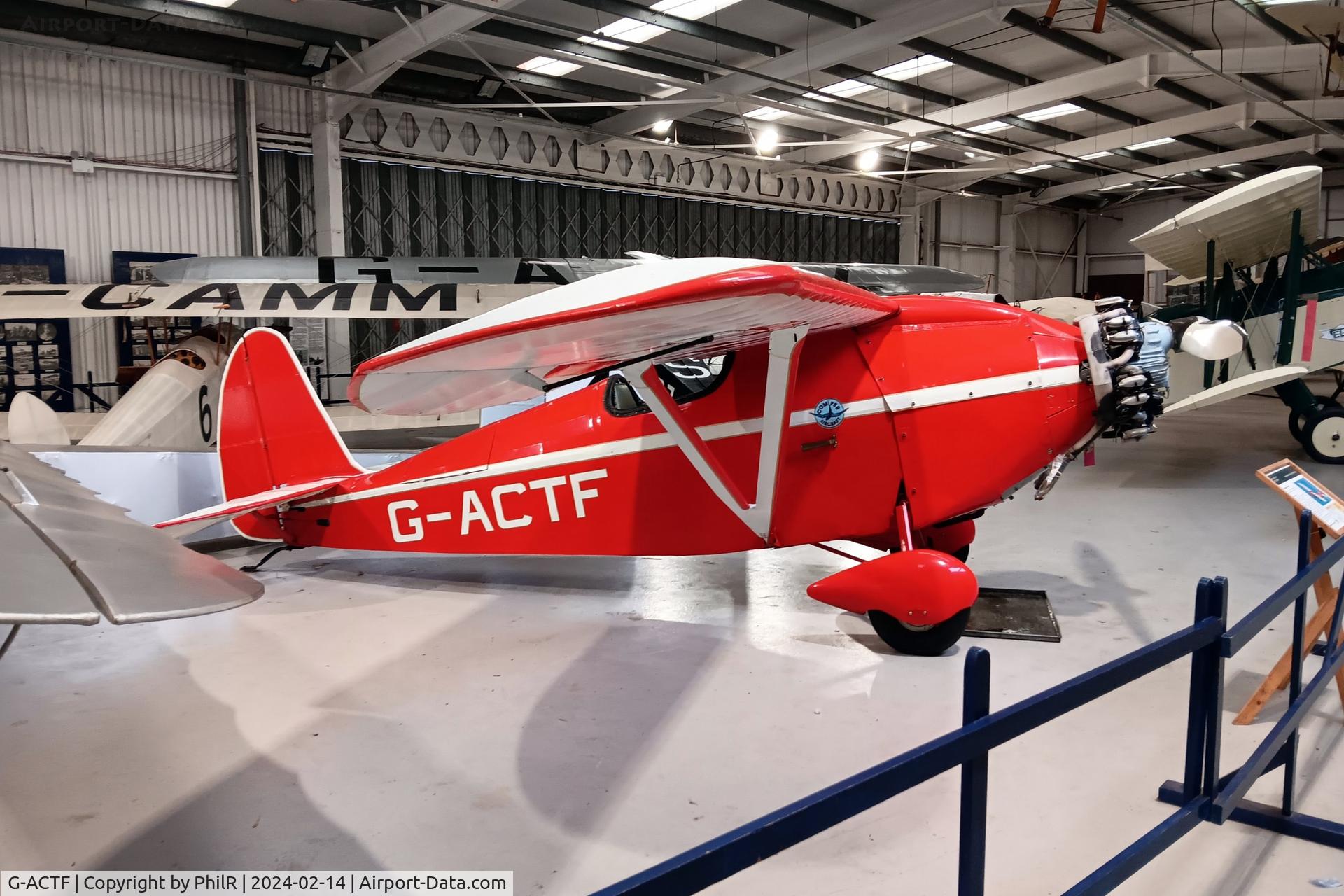 G-ACTF, 1932 Comper CLA-7 Swift C/N S32/9, G-ACTF (VH-ADO) 1932 Comper CLA-7 Swift Old Warden