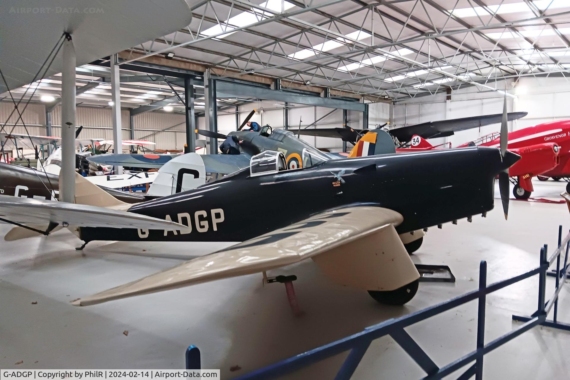 G-ADGP, 1935 Miles M.2L Hawk Speed Six C/N 160, G-ADGP 1935 Miles (Phillips & Powis Aircraft) M2L Hawk Six Old Warden