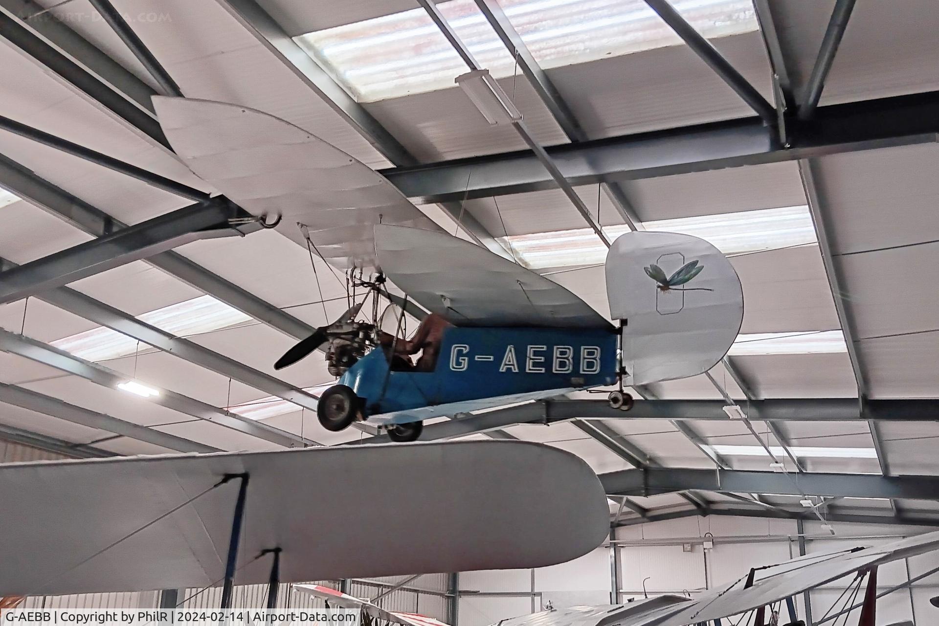 G-AEBB, Mignet HM.14 Pou-du-Ciel C/N KWO.1, G-AEBB 1936 Henri Mignet HM14 Pou-Du-Ciel Old Warden