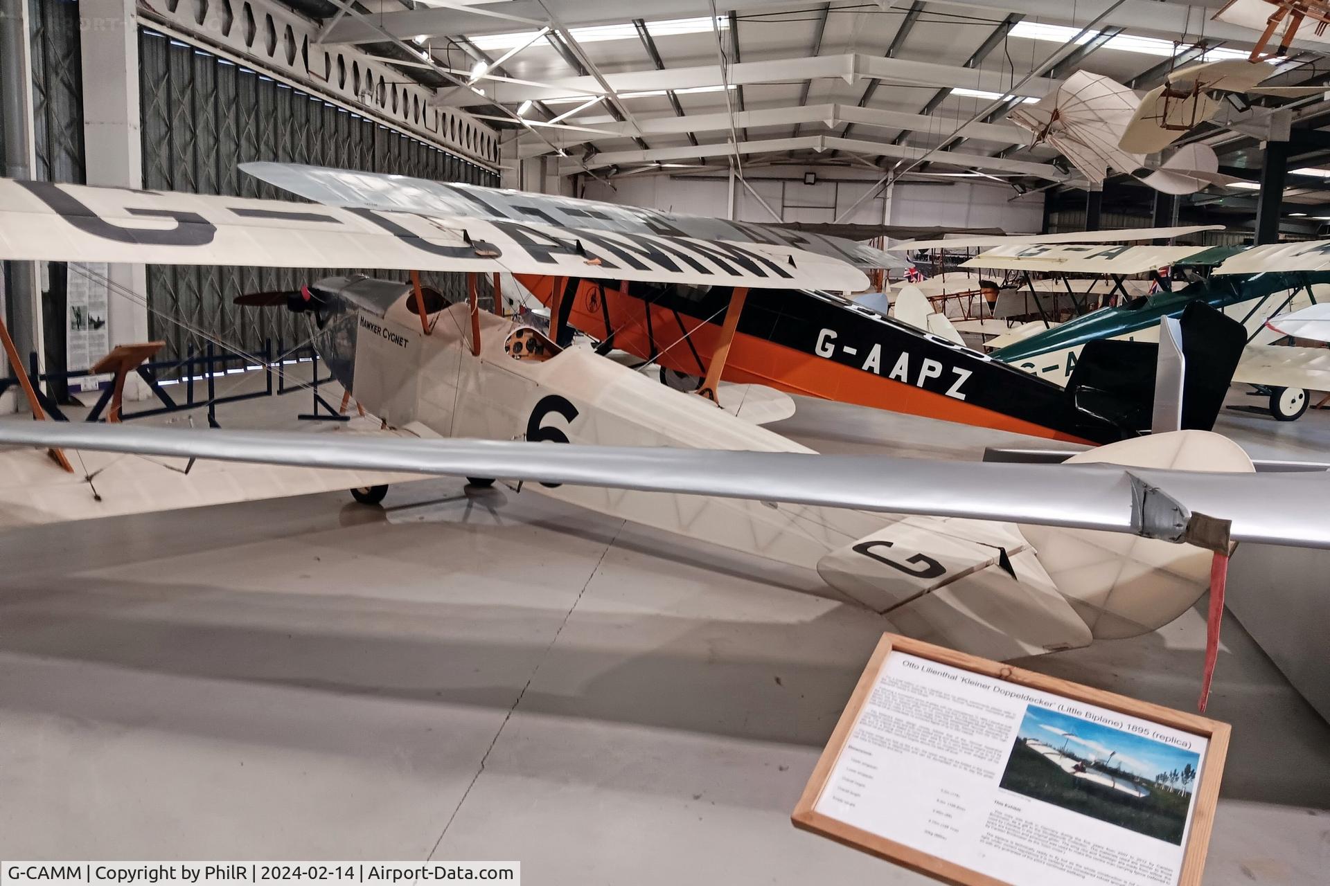 G-CAMM, 1992 Hawker Cygnet Replica C/N PFA 077-10245, 'G-CAMM' 1993 Hawker Cygnet airworthy replica Old Warden