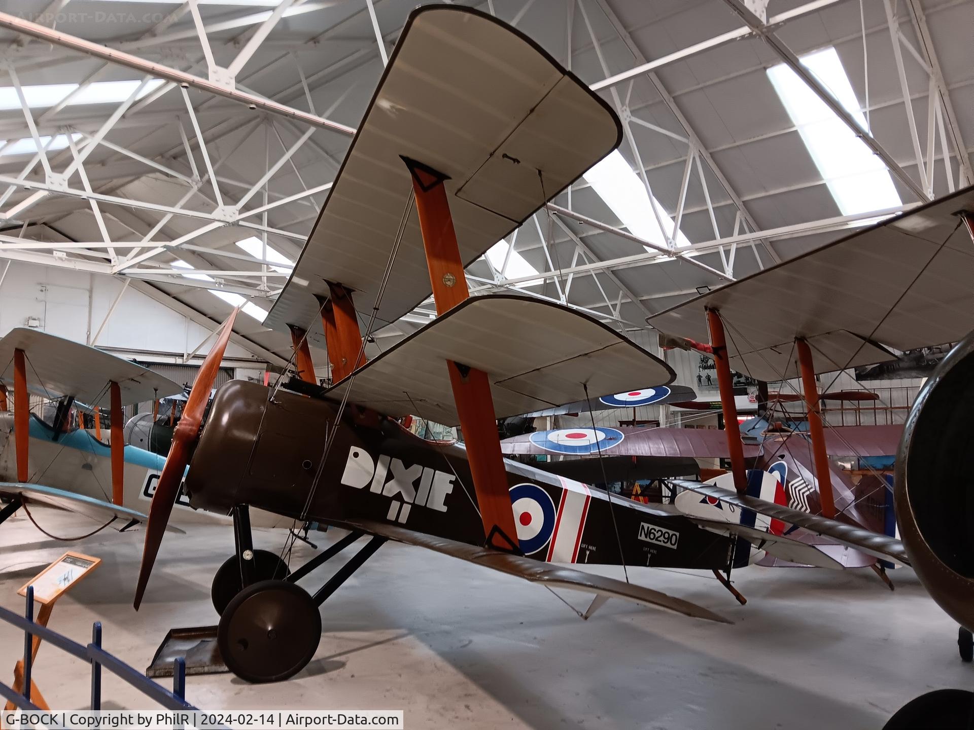 G-BOCK, 1980 Sopwith Triplane Replica C/N NAW-1, 'N6290' (G-BOCK) 1980 Northern Aeroplane Workshops Replica Sopwith Triplane Old Warden