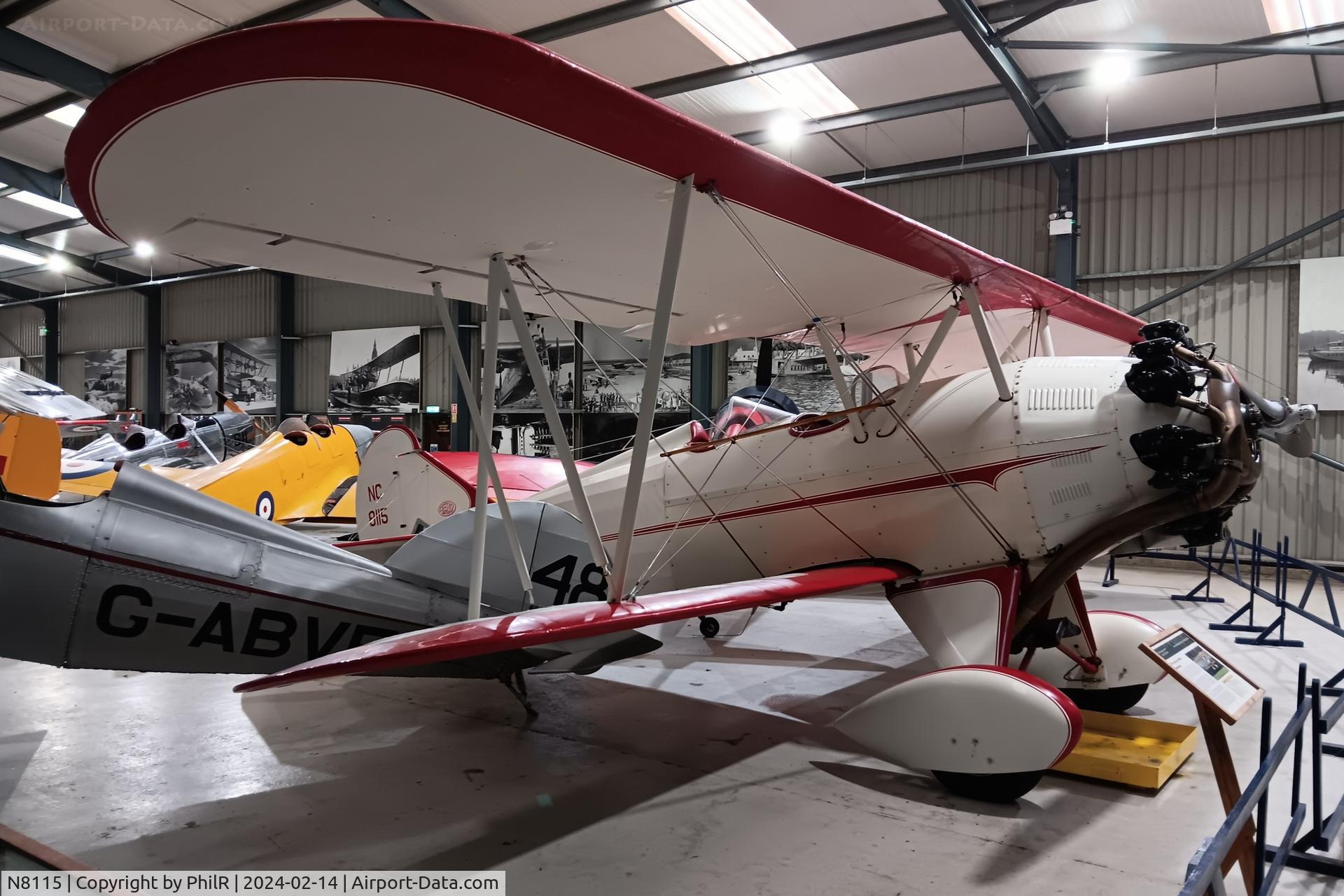 N8115, 1929 Travel Air D-4000 C/N 887, NC8115 1928 Travelair D4000 Speedwing Old Warden