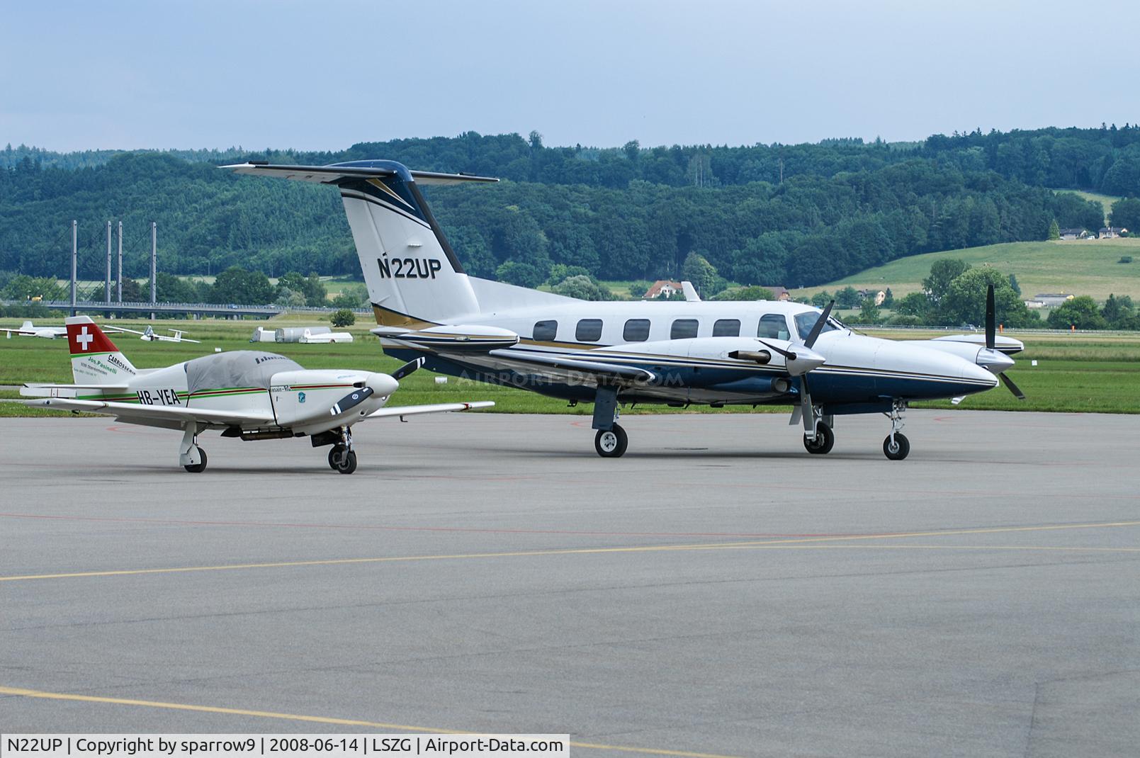 N22UP, 1982 Piper PA-42 Cheyenne III C/N 42-8001079, At Grenchen