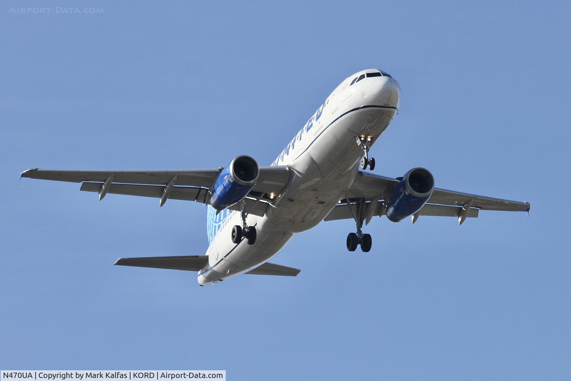 N470UA, 2001 Airbus A320-232 C/N 1427, A320 United Airlines AIRBUS A320-232 N470UA UAL254 DCA-ORD
