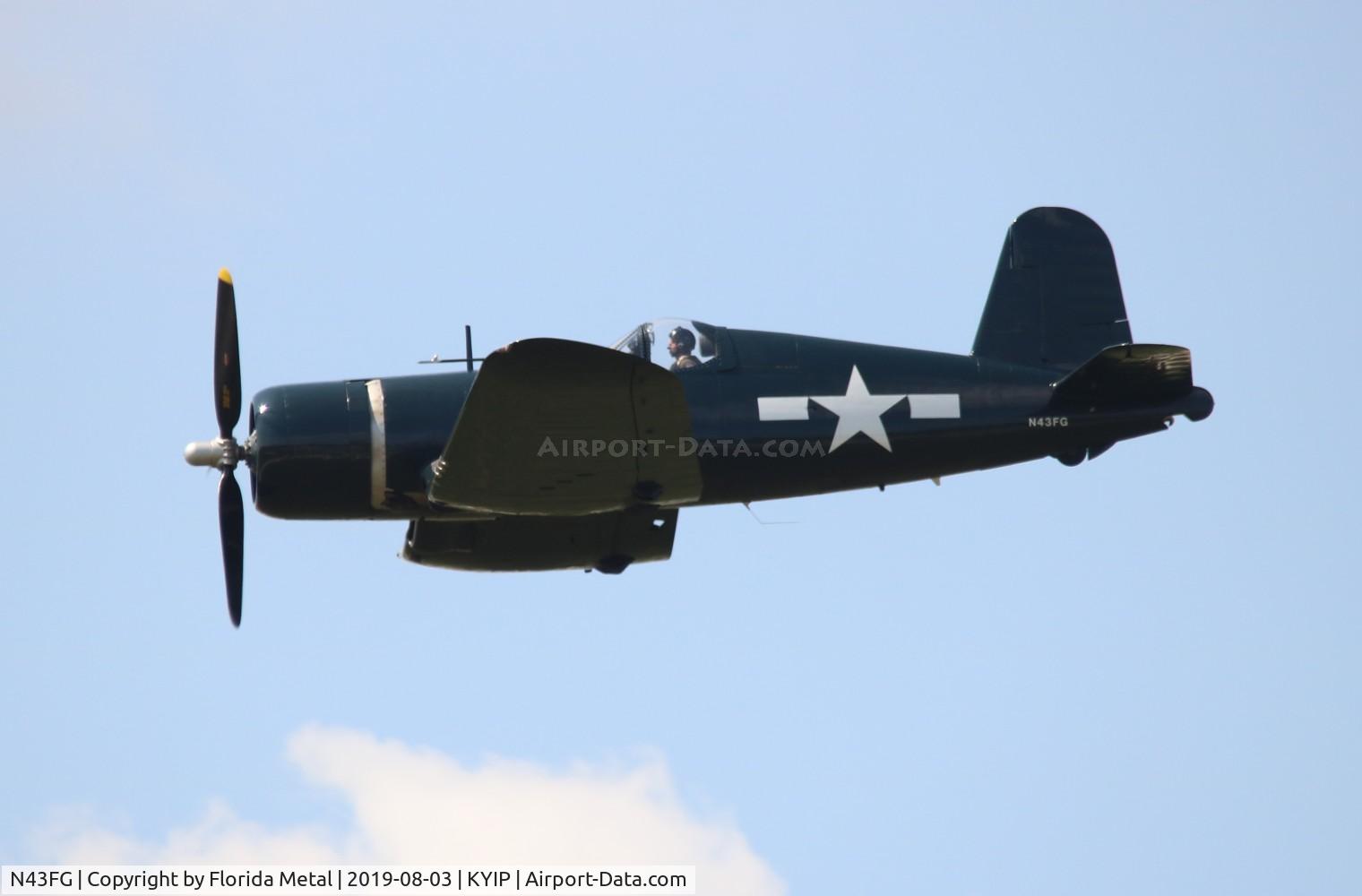 N43FG, 1945 Goodyear FG-1D Corsair C/N 2903, FG-1 zx