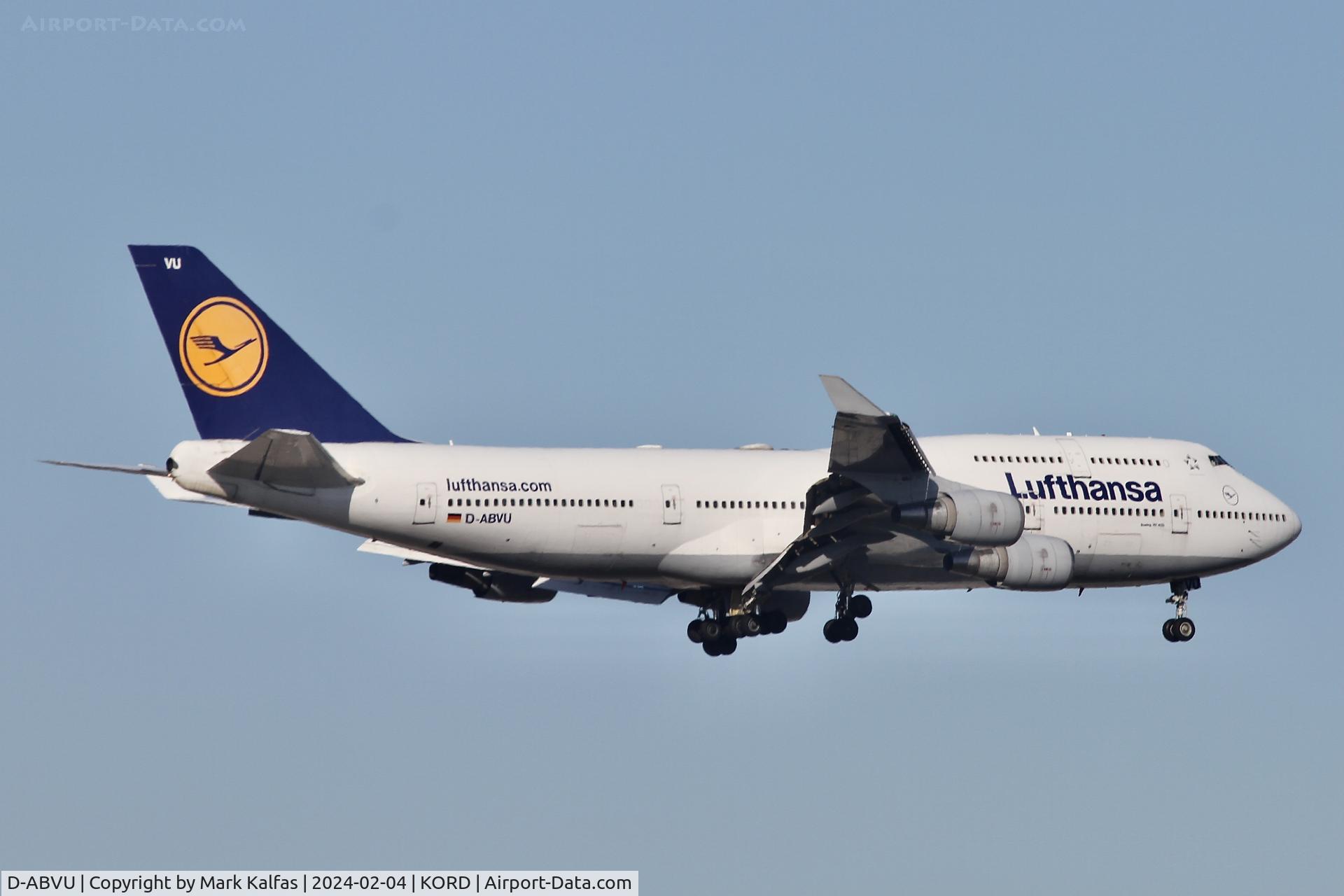 D-ABVU, 1998 Boeing 747-430 C/N 29492, B744 Luftansa Boeing 747-430 D-ABVU DLH430 EDDF-KORD. Nice seeing this bird flying again