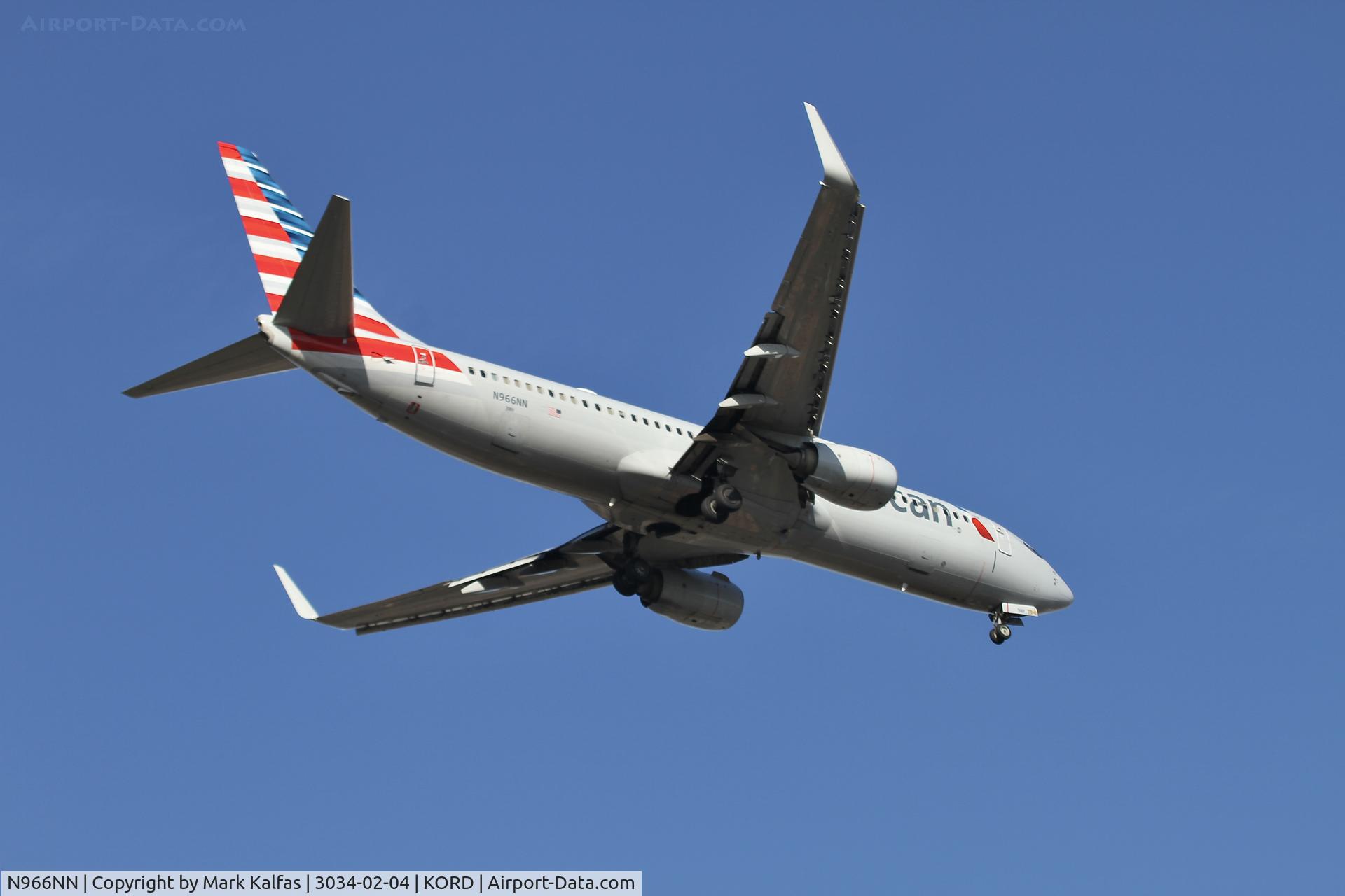 N966NN, 2015 Boeing 737-823 C/N 33240, B738 American Airlines Boeing 737-823 N966NN AAL1929 RSW-ORD