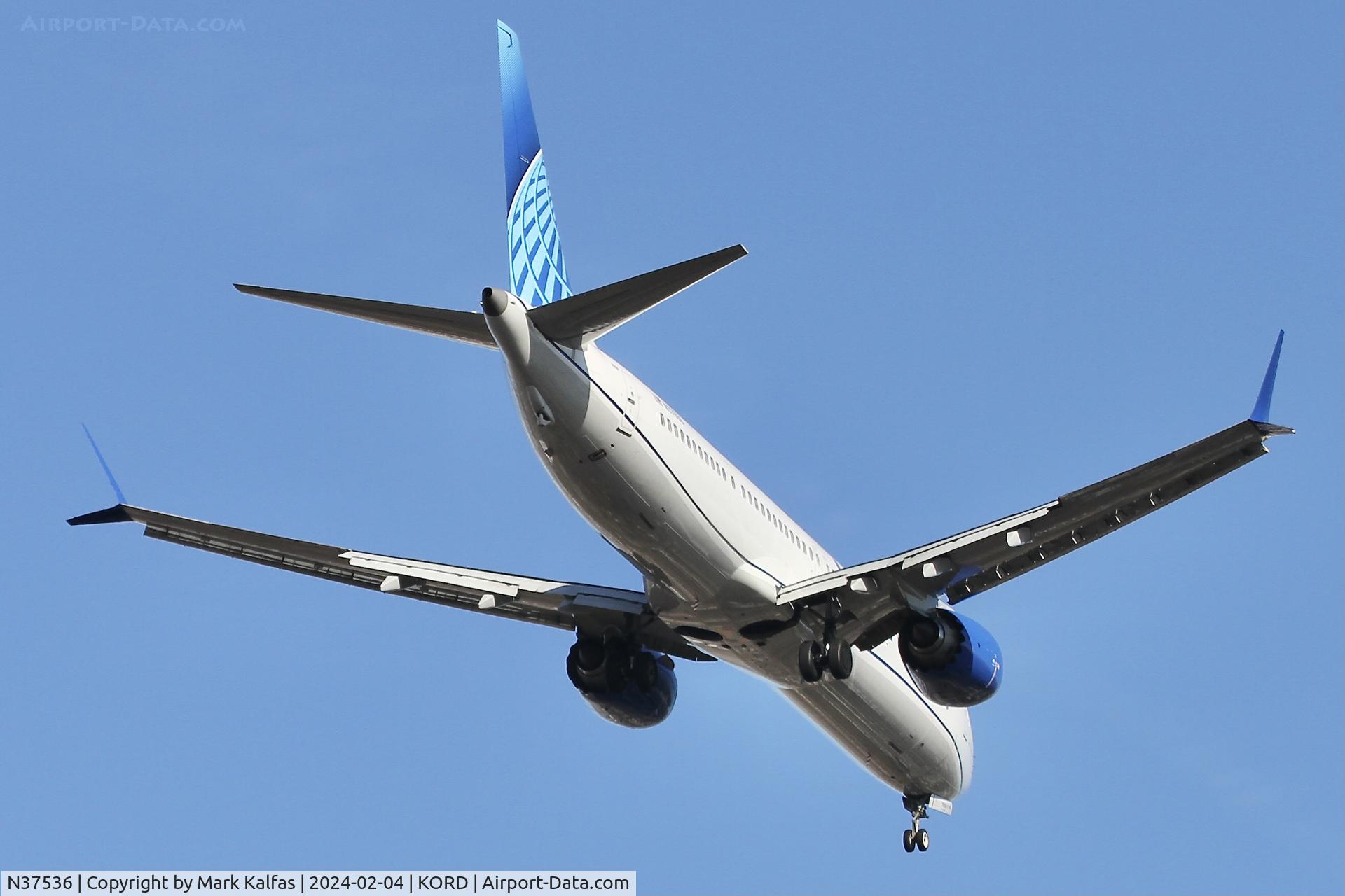 N37536, 2022 Boeing 737-9 MAX C/N 66606/8330, B39M United Airlines Boeing 737-9 MAX N37556 UAL650 LAS-ORD