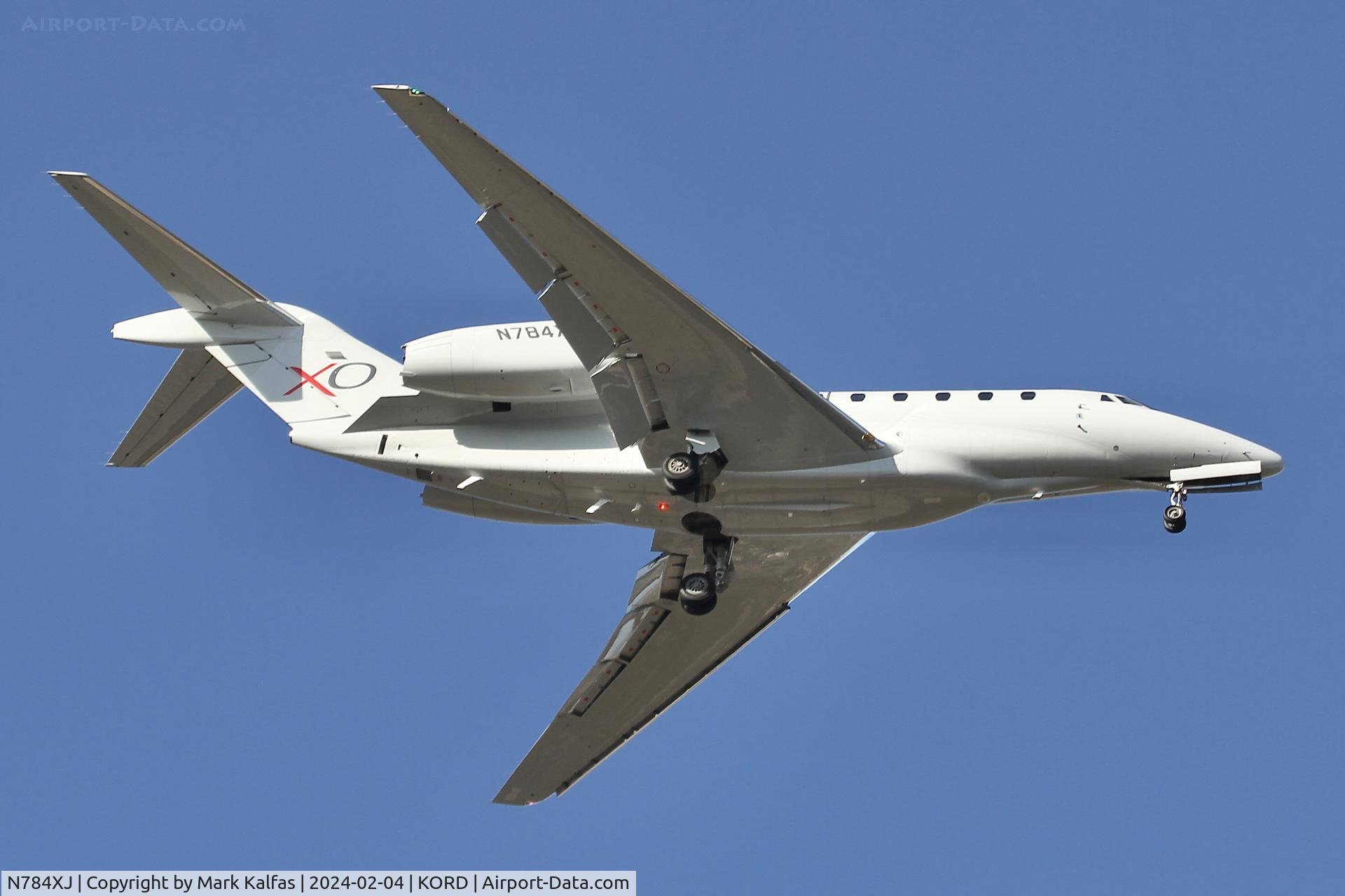 N784XJ, 2008 Cessna 750 Citation X Citation X C/N 750-0284, C750 XOJET CESSNA 750 N784XJ XOJ784 SNA-ORD