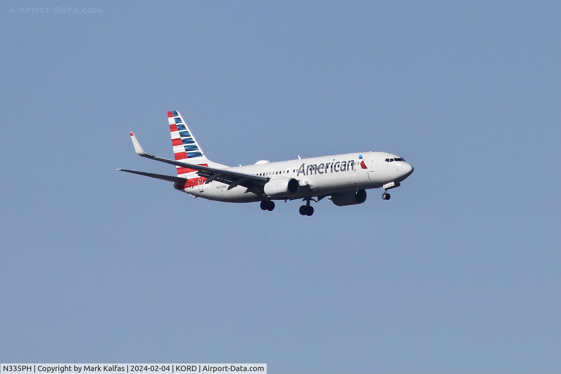 N335PH, 2017 Boeing 737-800 C/N 31265,  B738 American Airlines BOEING 737-823 N335PH AAL2754 DFW-ORD