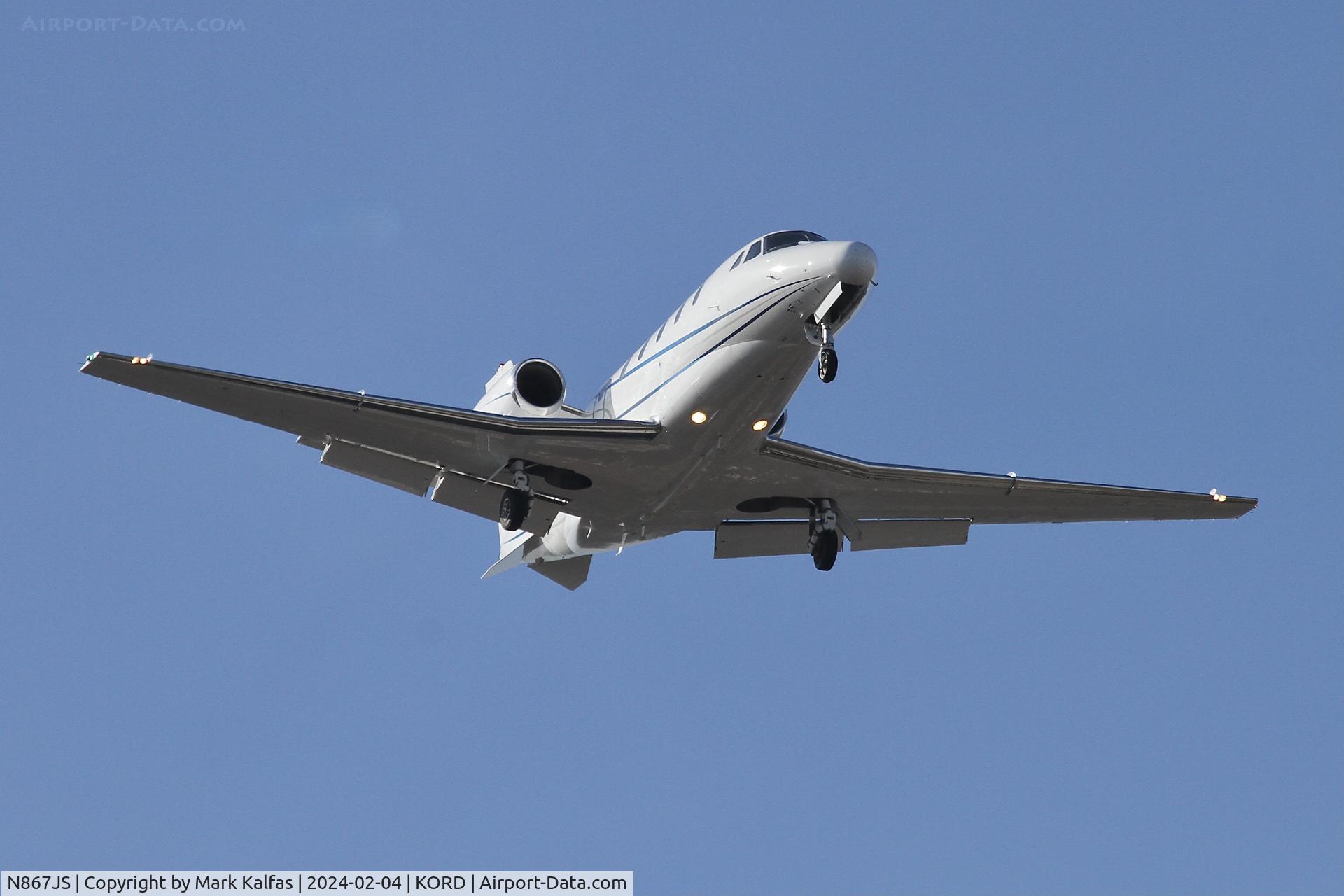 N867JS, 2002 Cessna 560XL C/N 560-5292, C56X FlyExclusive Cessna Citation Excel/XLS  N867JS JRE867 FXE-ORD