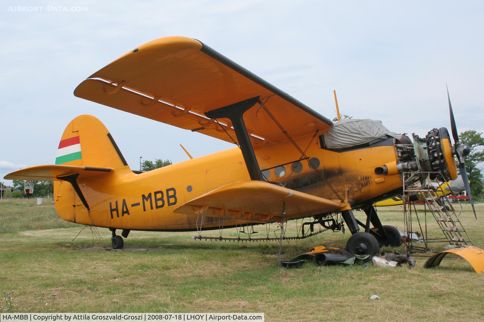 HA-MBB, 1975 Antonov An-2R C/N 1G161-07, LHOY - Öcsény Airport, Hungary
