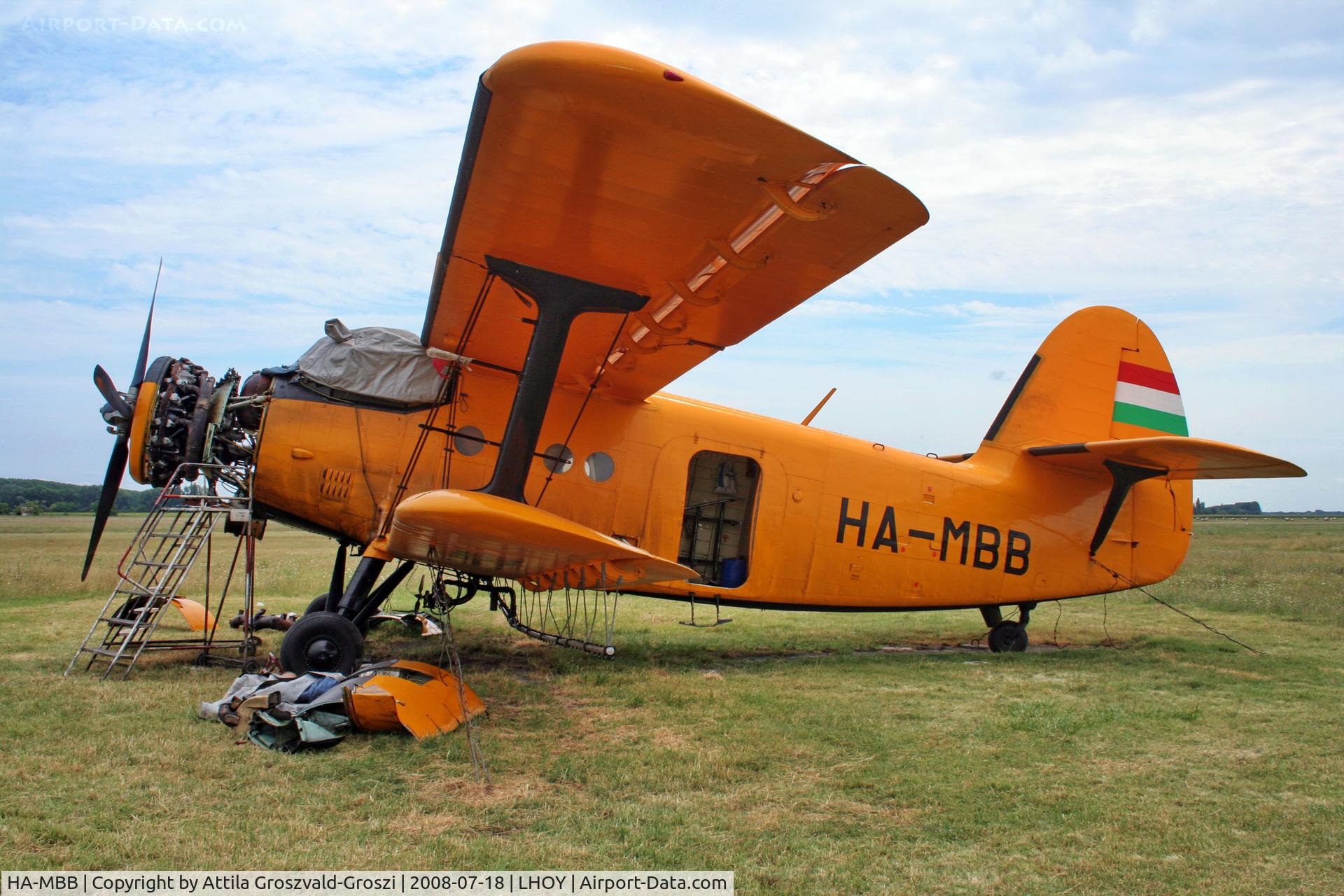 HA-MBB, 1975 Antonov An-2R C/N 1G161-07, LHOY - Öcsény Airport, Hungary