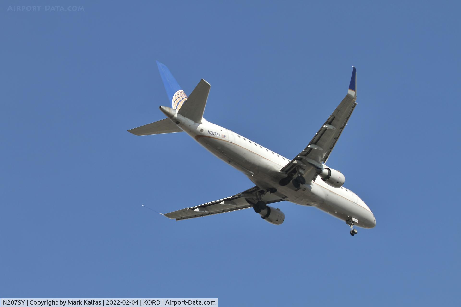 N207SY, 2017 Embraer 175LR (ERJ-170-200LR) C/N 17000643, E75L SkyWest/United Express EMBRAER S A ERJ 170-200 LR N207SY SKW5270 CHS-ORD