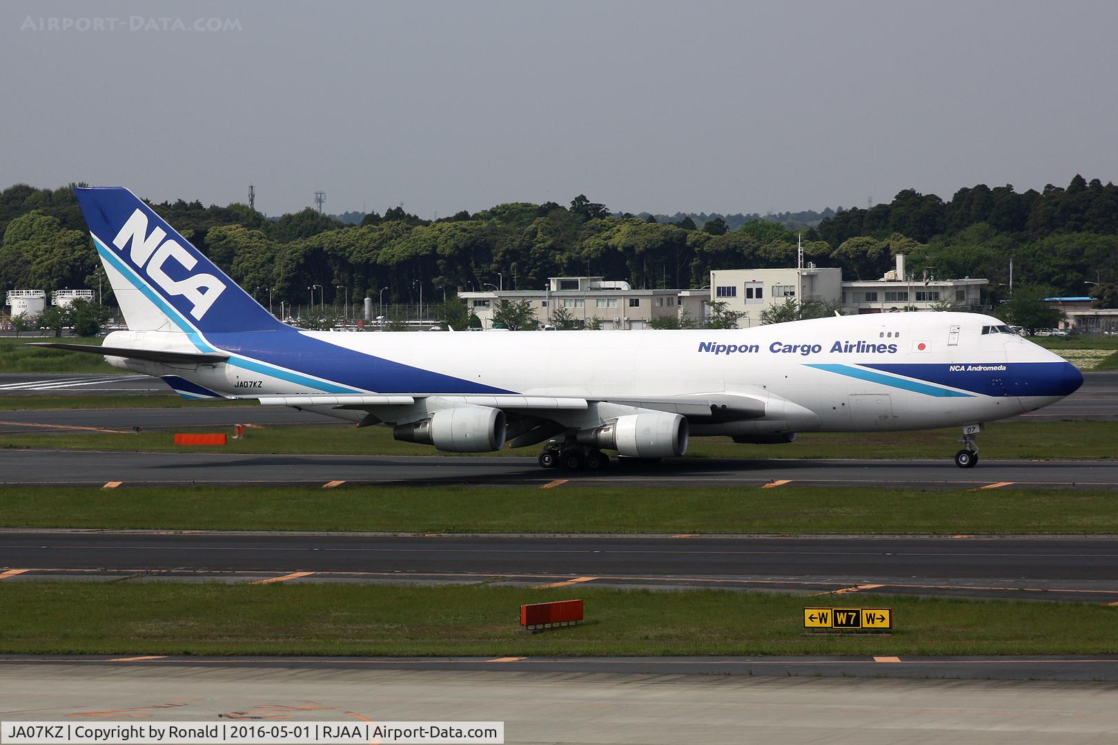 JA07KZ, 2008 Boeing 747-4KZF C/N 36134, at narita