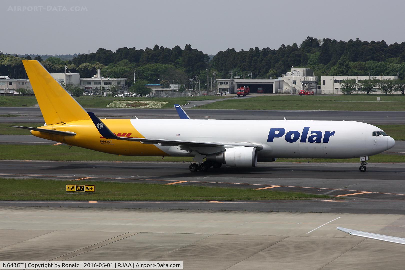 N643GT, 2012 Boeing 767-3JH/F/ER C/N 37809, at narita
