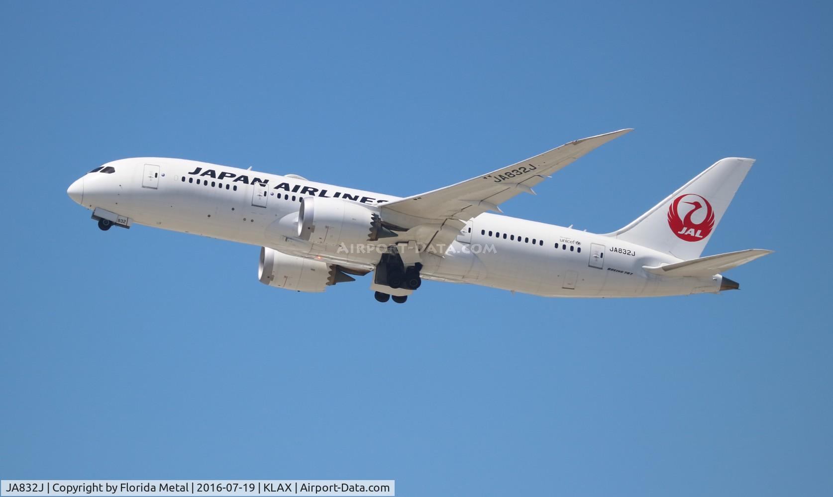 JA832J, 2013 Boeing 787-8 Dreamliner C/N 34844, JAL 788 zx