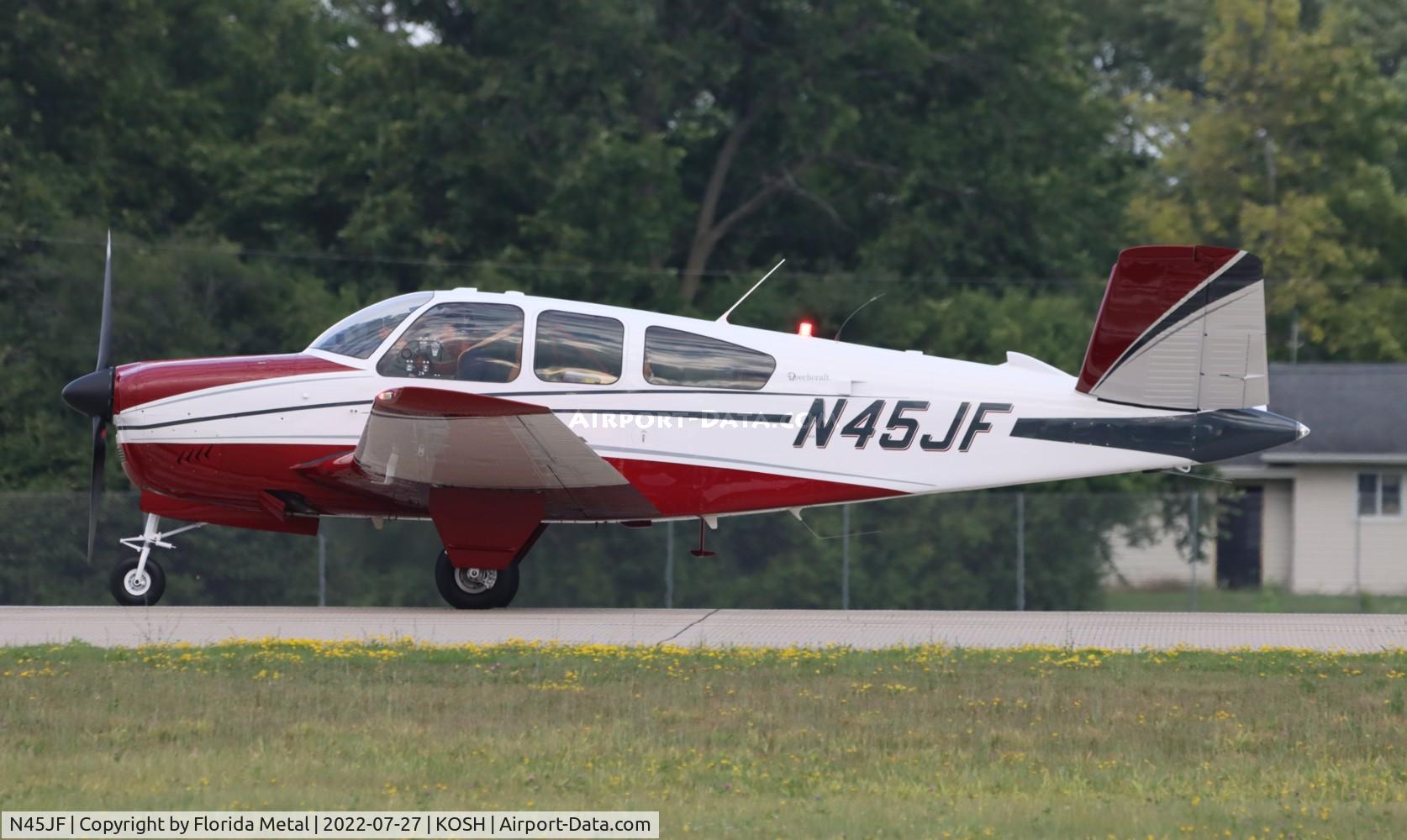 N45JF, 1954 Beech E35 C/N D-3901, Bonanza 35 zx