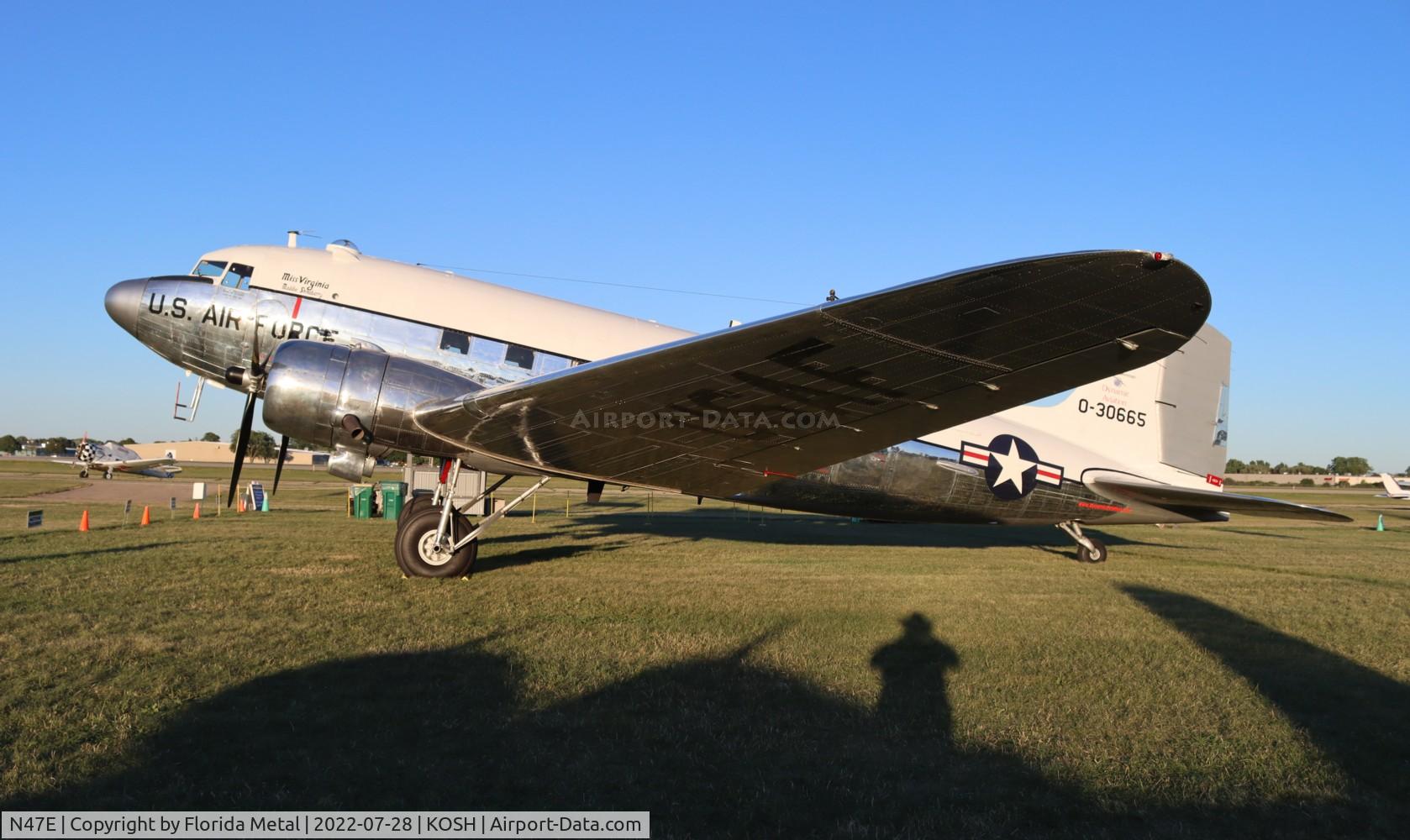 N47E, 1943 Douglas DC-3C (C-47A-60-DL) C/N 13816, OSH 22 zx