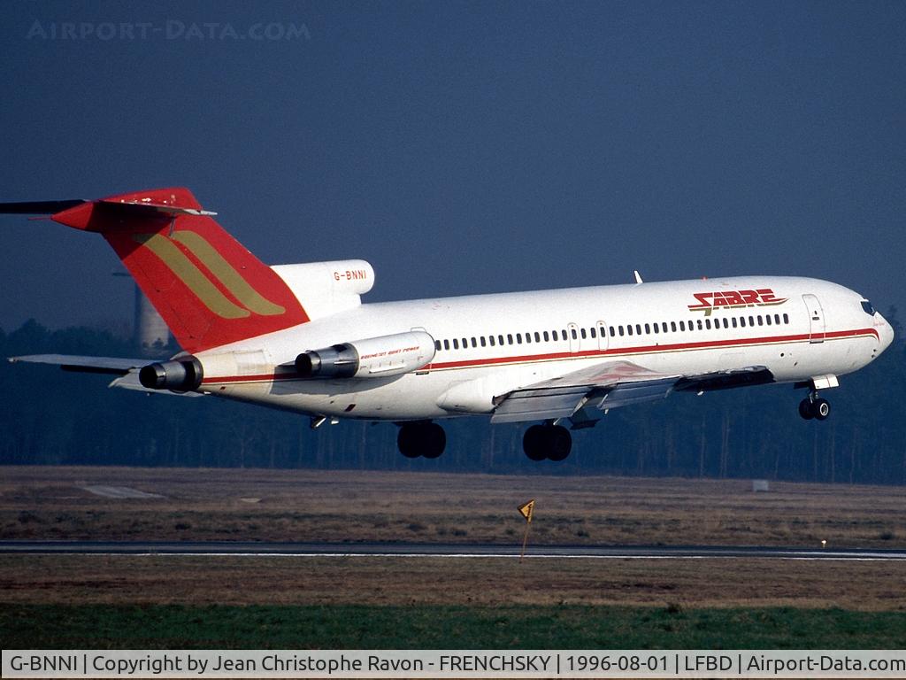 G-BNNI, 1974 Boeing 727-276 C/N 20950, Sabre Airways (broken up)