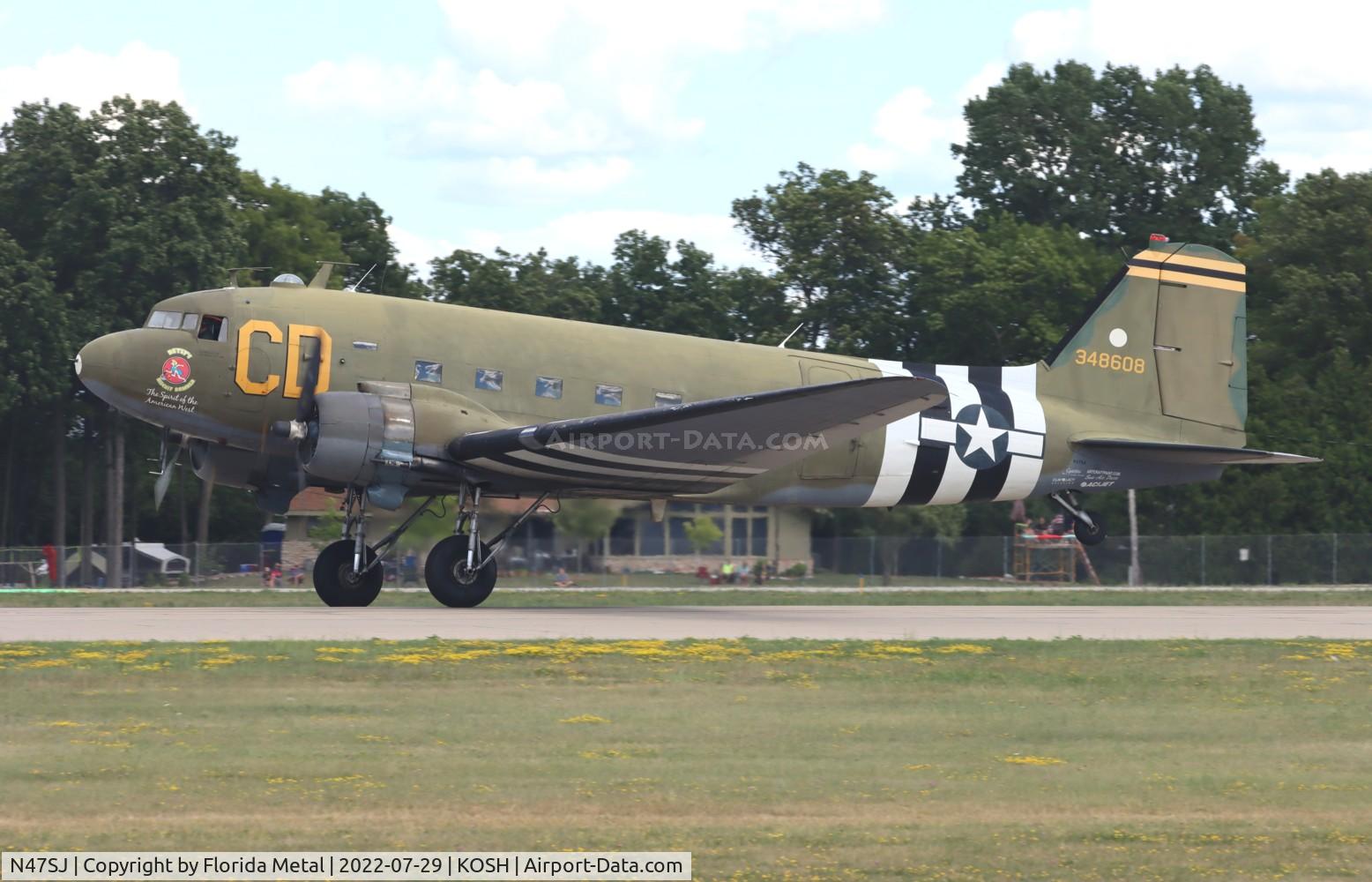 N47SJ, 1943 Douglas DC3C-R (C-47B-5-DK) C/N 14423, C-47 zx