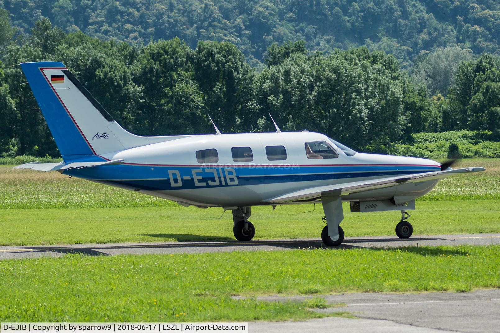 D-EJIB, 1987 Piper PA-46-310P Malibu Malibu C/N 4608095, At Locarno-Magadino