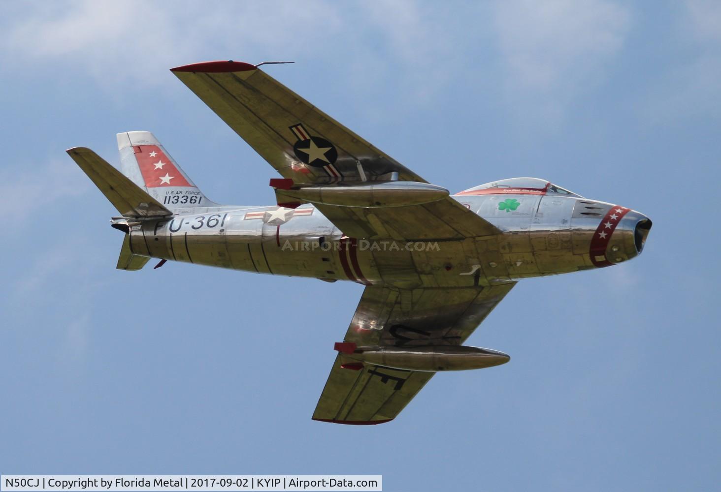N50CJ, Canadair CL-13B Sabre 6 C/N 1490, F-86 zx