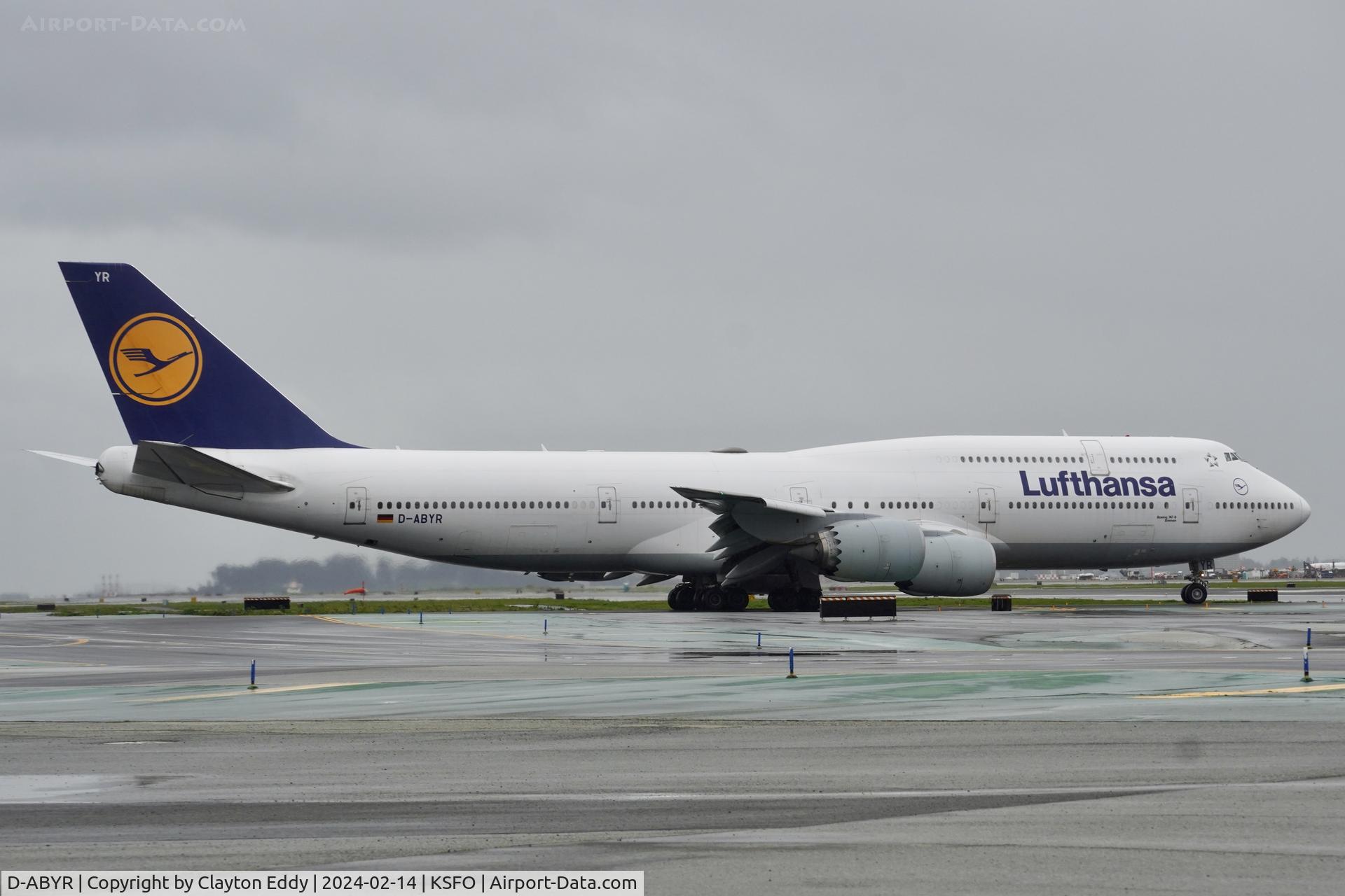 D-ABYR, 2014 Boeing 747-830 C/N 37842, SFO 2024.