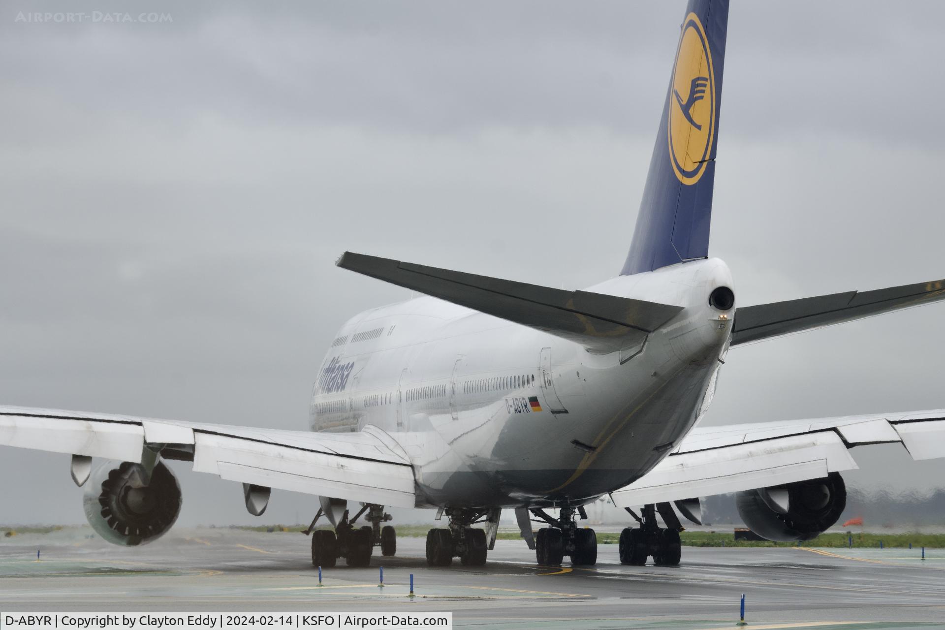 D-ABYR, 2014 Boeing 747-830 C/N 37842, SFO 2024.