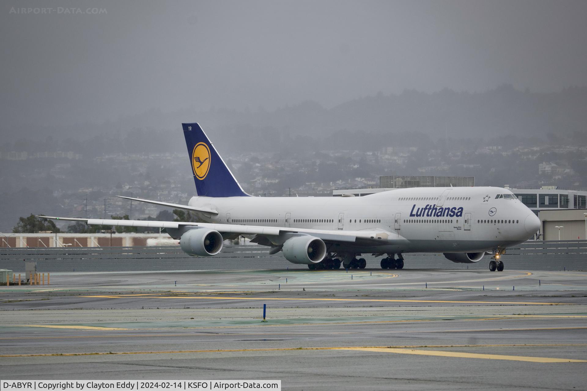 D-ABYR, 2014 Boeing 747-830 C/N 37842, SFO 2024.