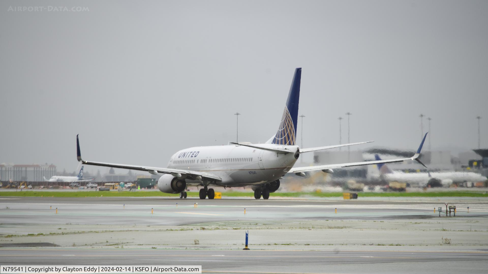 N79541, 2017 Boeing 737-824 C/N 63725, SFO 2024.