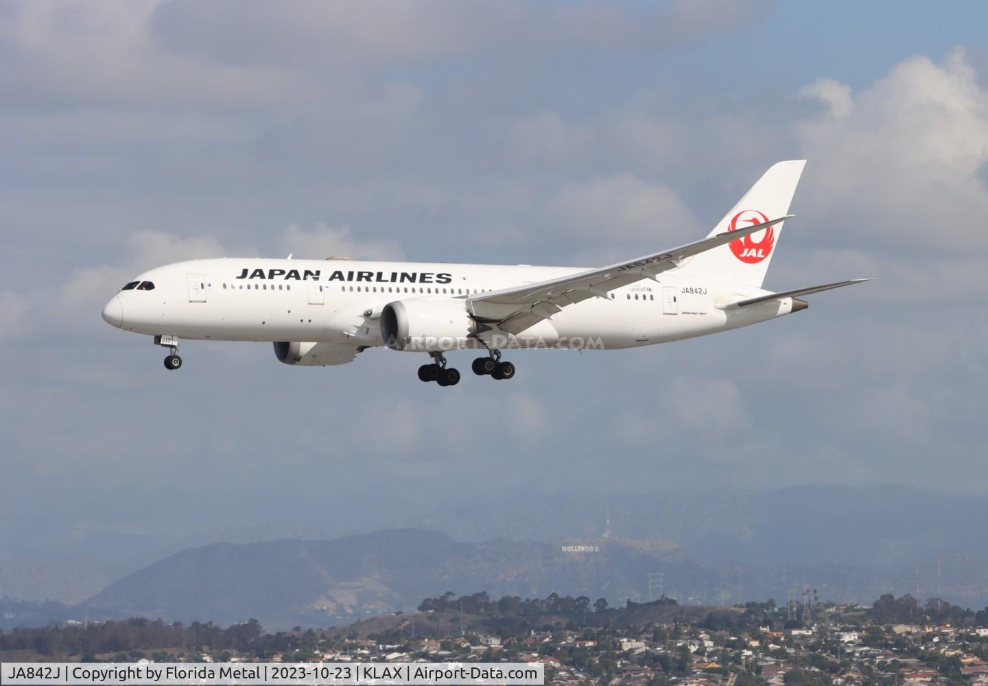 JA842J, 2015 Boeing 787-8 Dreamliner Dreamliner C/N 35854, JAL 788 zx NRT-LAX