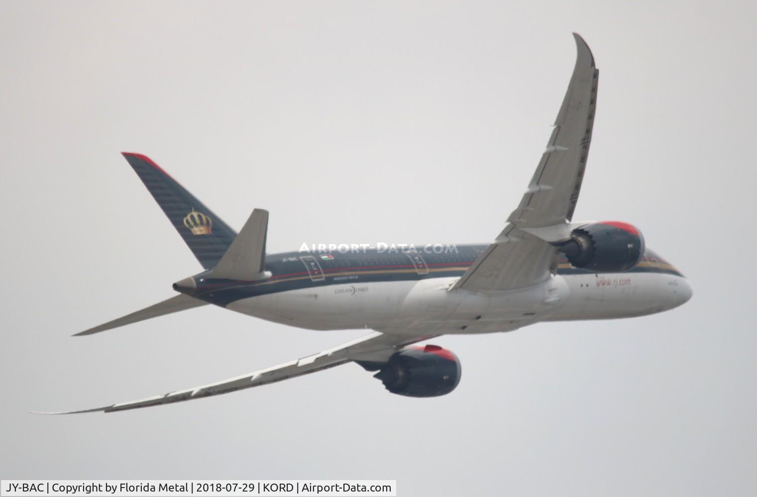 JY-BAC, 2014 Boeing 787-8 Dreamliner C/N 37164, RJA 788 zx ORD-AMM