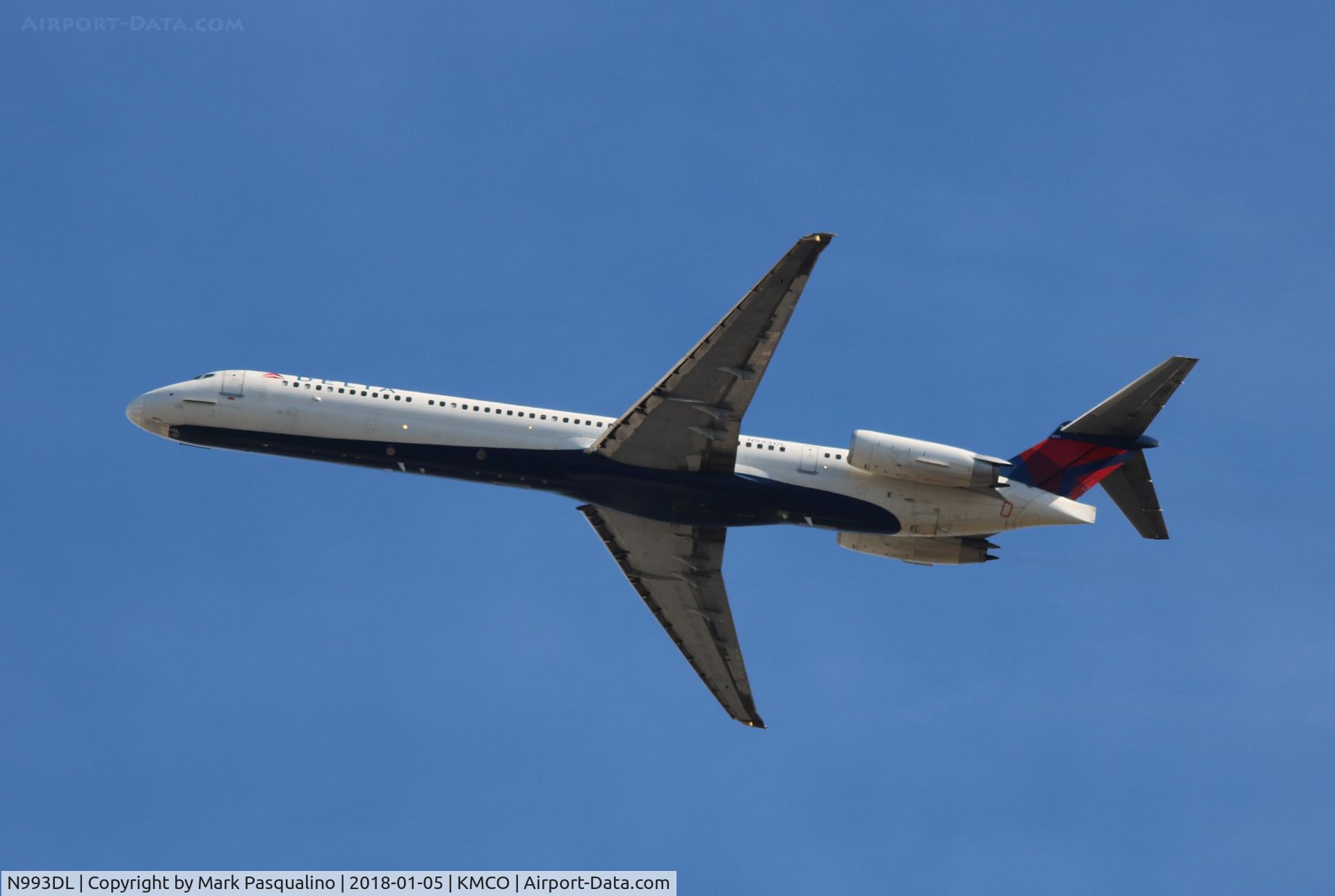 N993DL, 1991 McDonnell Douglas MD-88 C/N 53345, MD-88