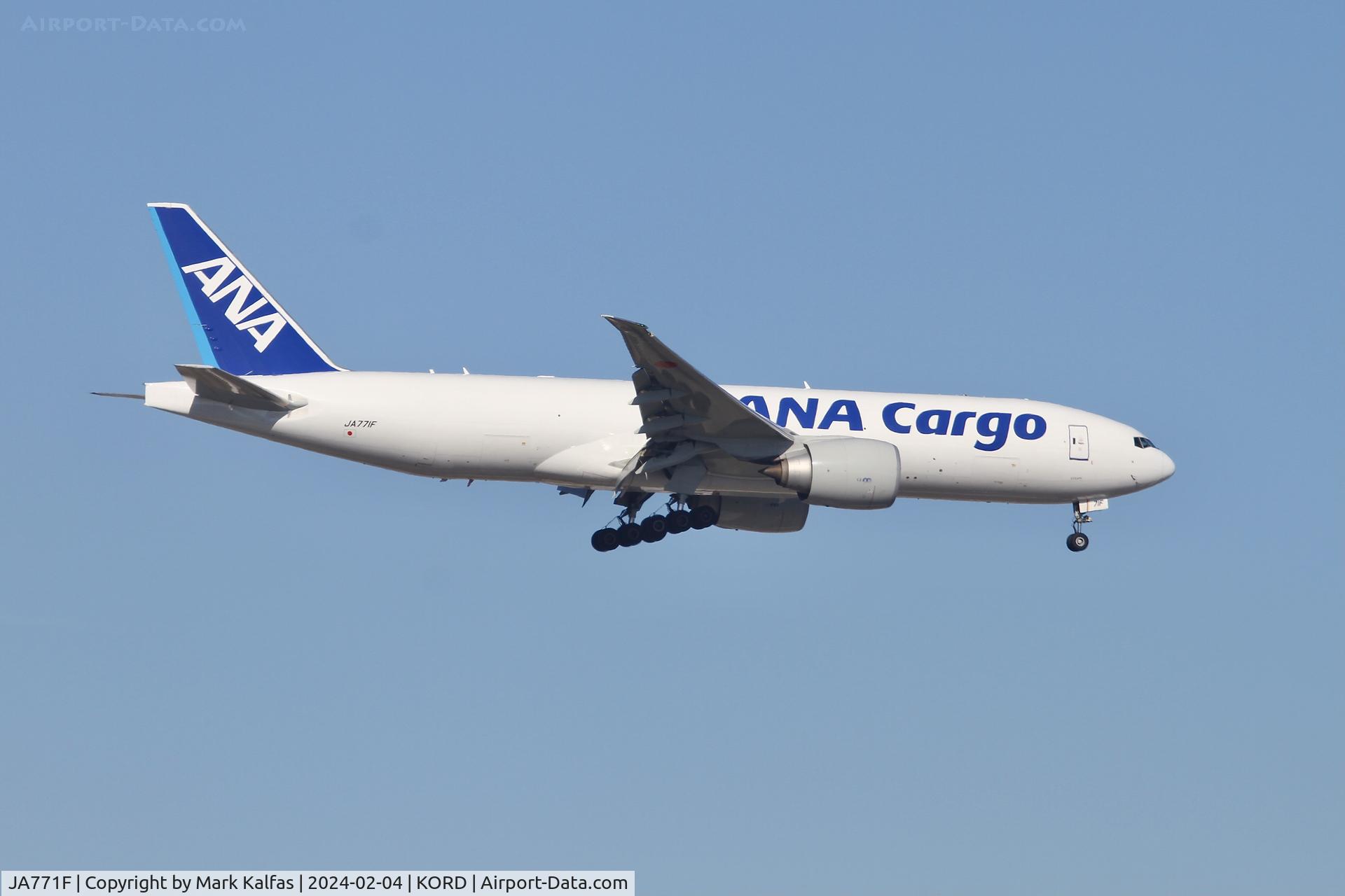 JA771F, 2018 Boeing 777-F C/N 65756, B77L ANA BOEING 777-200LR JA771F ANA8402  RJAA-KORD