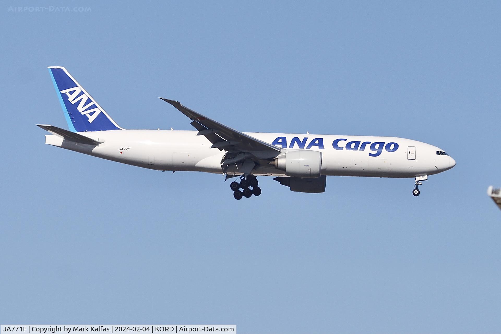JA771F, 2018 Boeing 777-F C/N 65756, B77L ANA BOEING 777-200LR JA771F ANA8402  RJAA-KORD