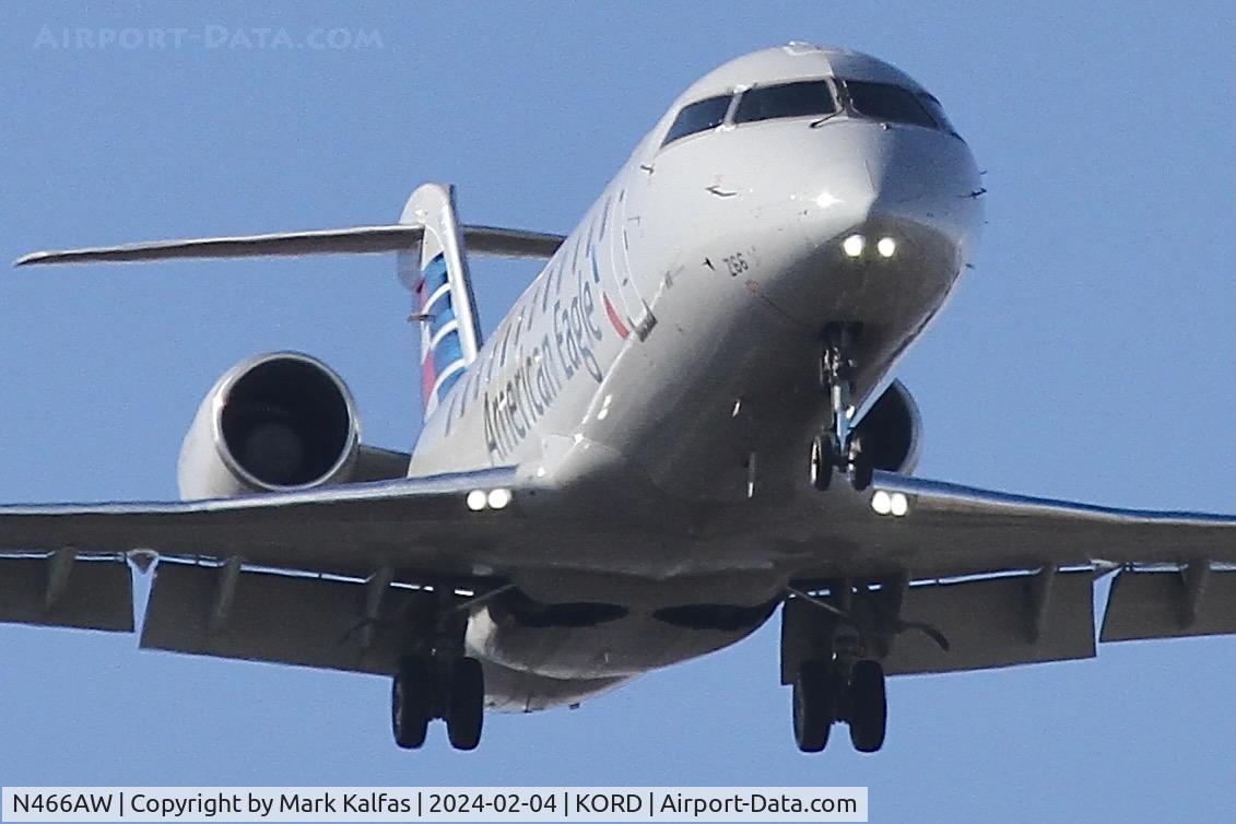 N466AW, 2004 Bombardier CRJ-200LR (CL-600-2B19) C/N 7899, CRJ2 Air Wisconsin/ American Eagle BOMBARDIER INC CL-600-2B19  N466AW AWI6122 TYS-ORD