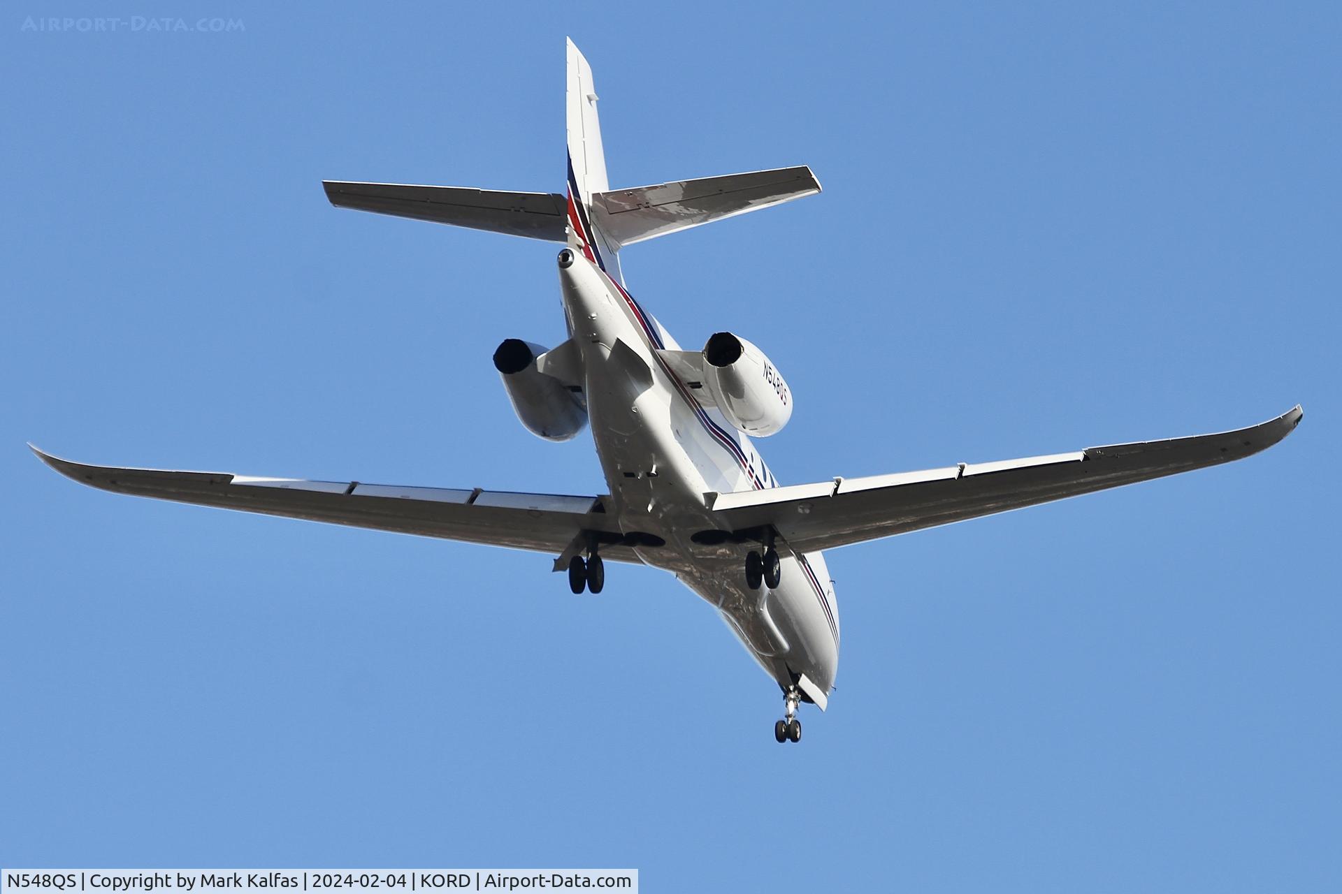 N548QS, 2017 Cessna 680A Citation Latitude C/N 680A0105, C68A NETJETS Cessna Citation Latitude 680A N584QS ASE-ORD