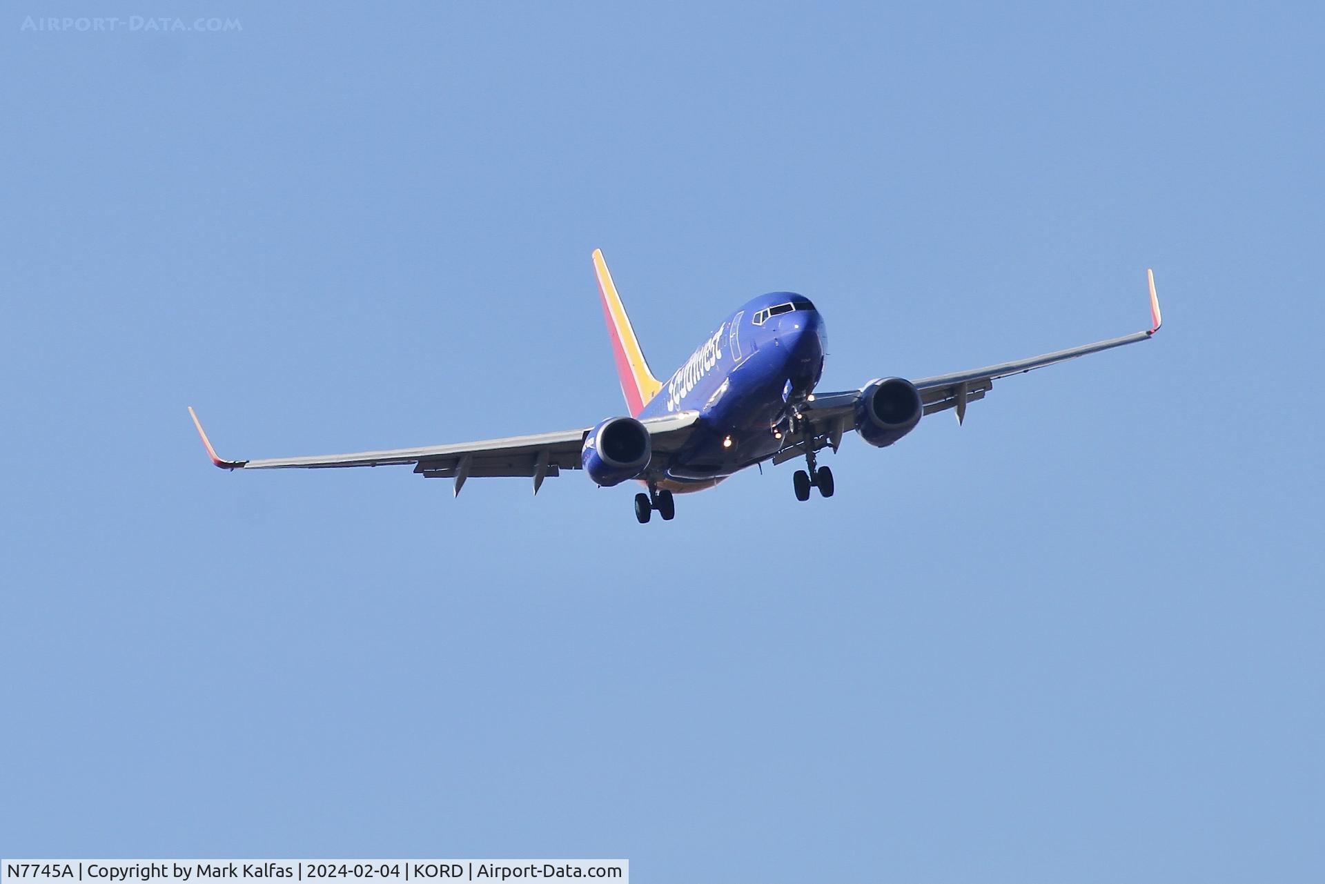 N7745A, 2007 Boeing 737-7BD C/N 33933, B737 Southwest BOEING 737-7H4 N7745A SWA3660 MCO-ORD