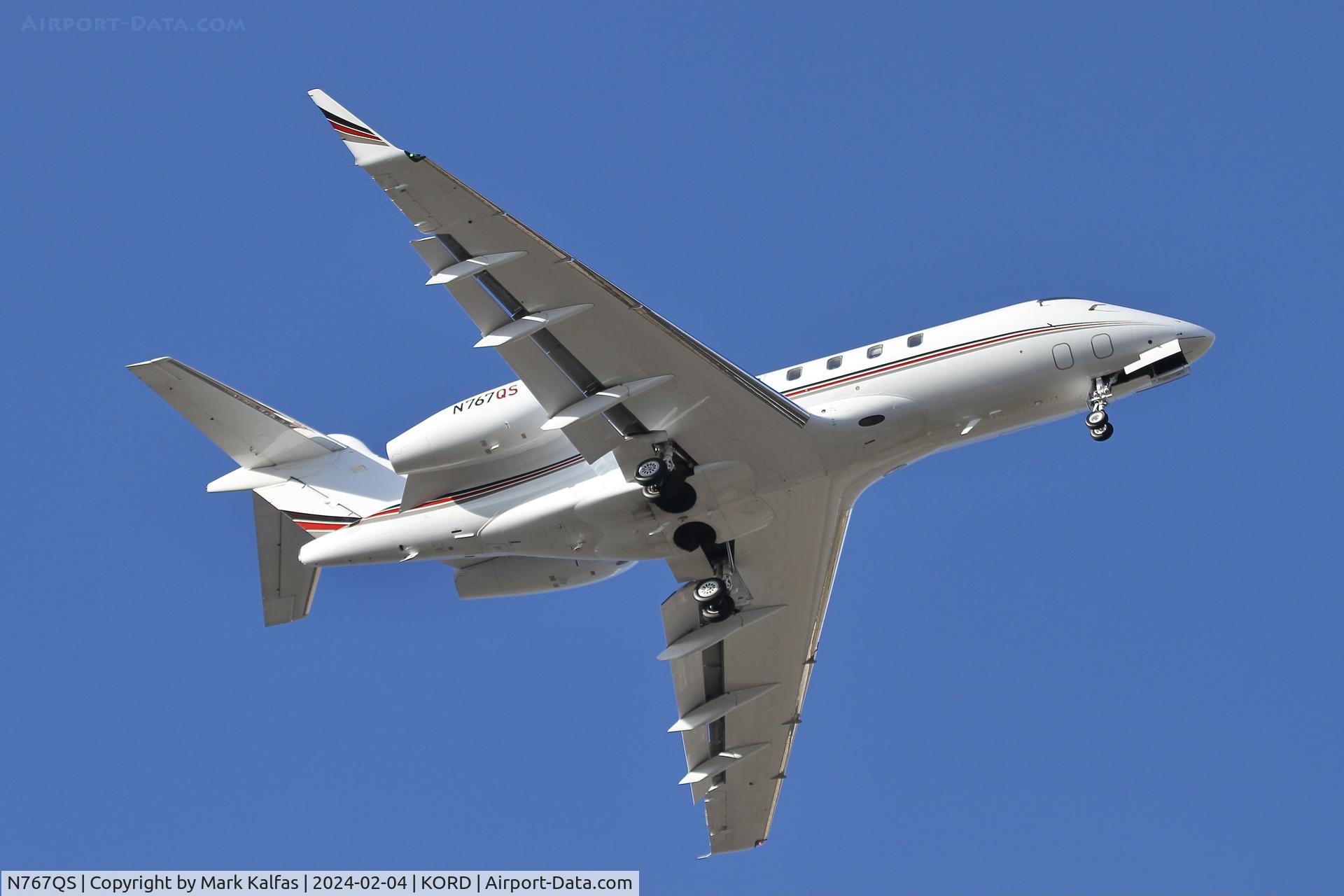 N767QS, 2014 Bombardier Challenger 350 (BD-100-1A10) C/N 20533, CL30 NETJETS  Bombardier Challenger 350  BD-100-1A10 N767QS EJA767 TRM-ORD