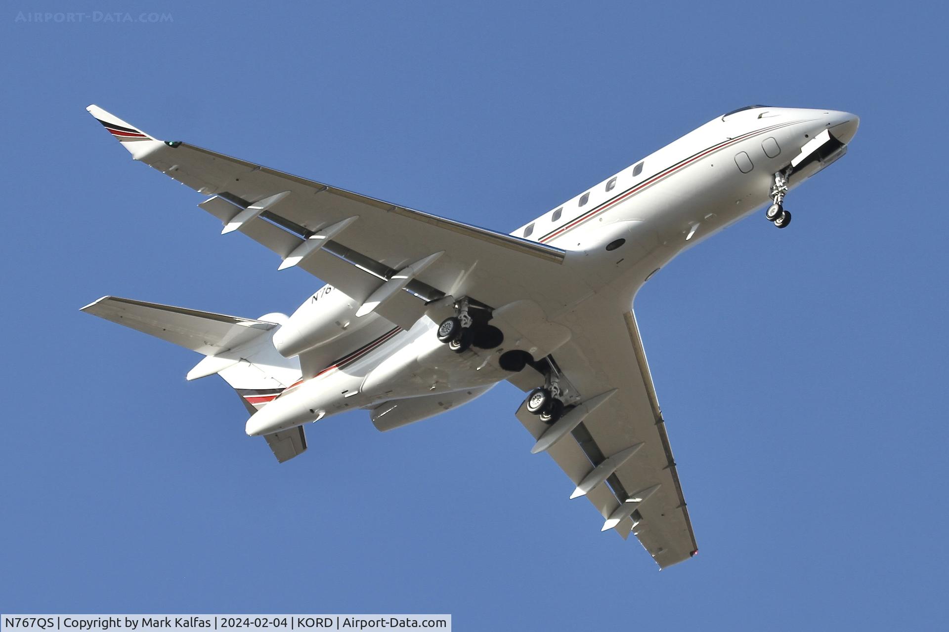 N767QS, 2014 Bombardier Challenger 350 (BD-100-1A10) C/N 20533, CL30 NETJETS  Bombardier Challenger 350  BD-100-1A10 N767QS EJA767 TRM-ORD