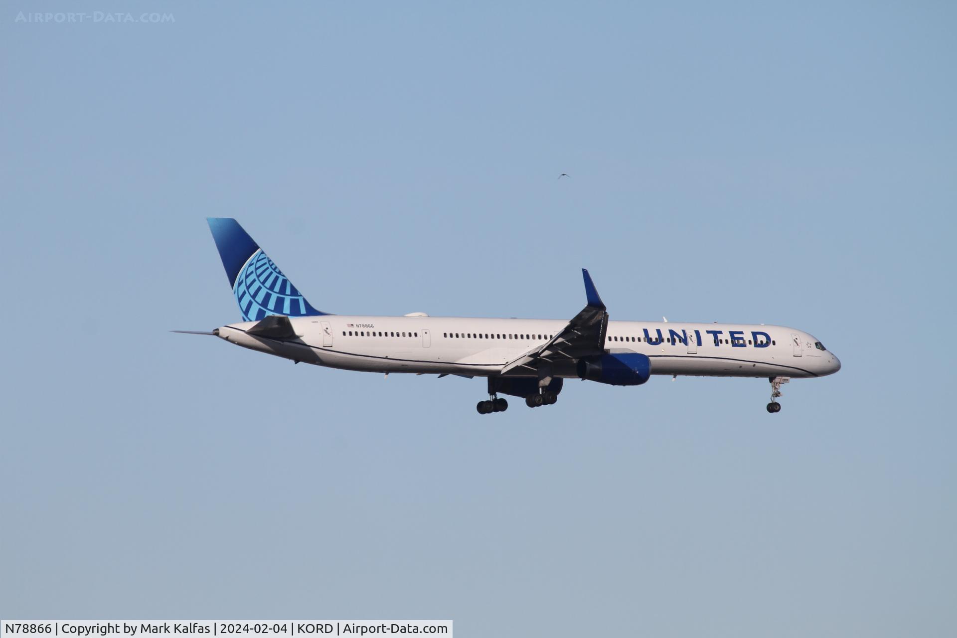 N78866, 2002 Boeing 757-33N C/N 32591, B753 UNITED AIRLINES Boeing 757-33N N78866 UAL1755 FLL-ORD