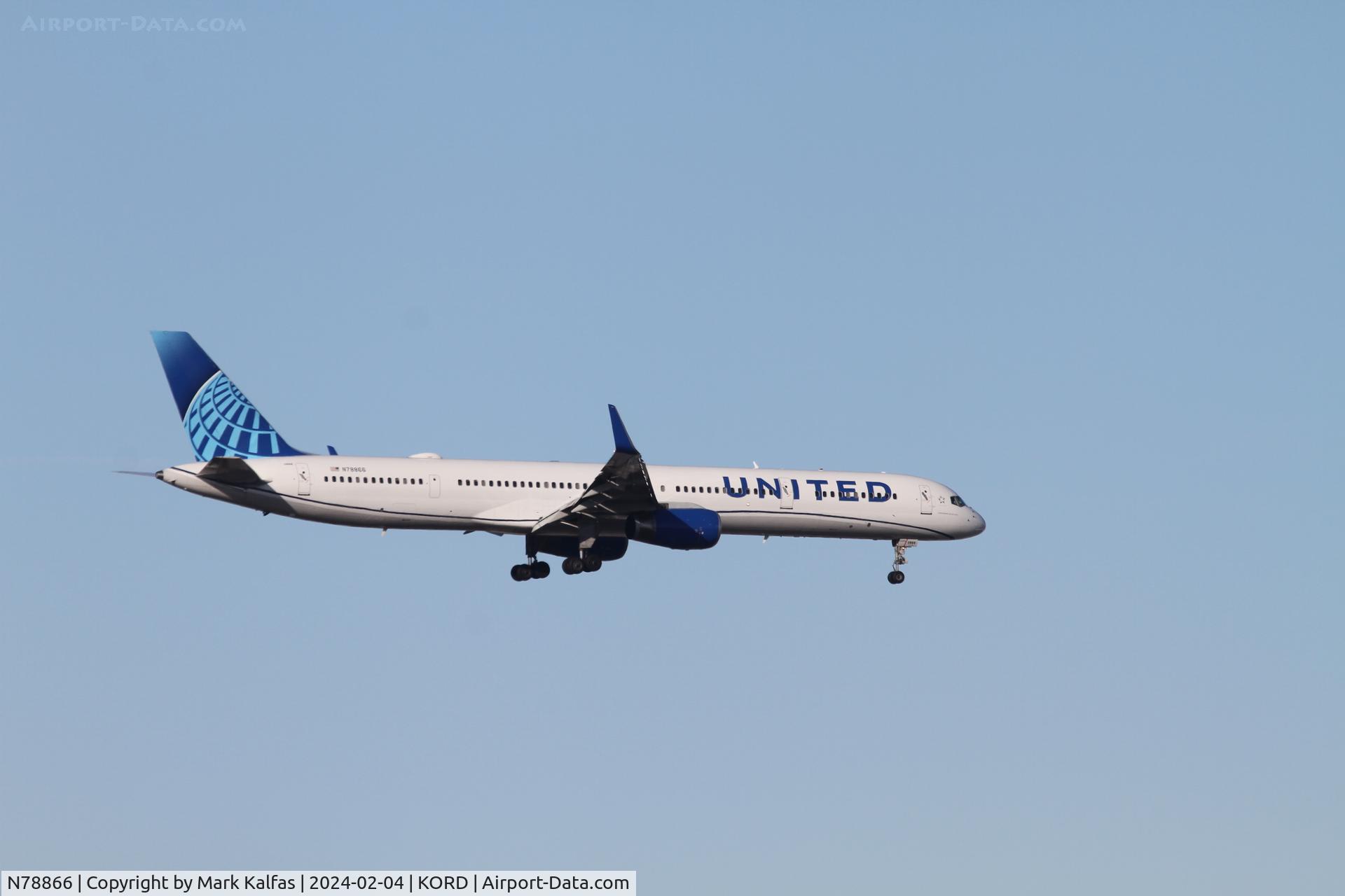 N78866, 2002 Boeing 757-33N C/N 32591, B753 UNITED AIRLINES Boeing 757-33N N78866 UAL1755 FLL-ORD